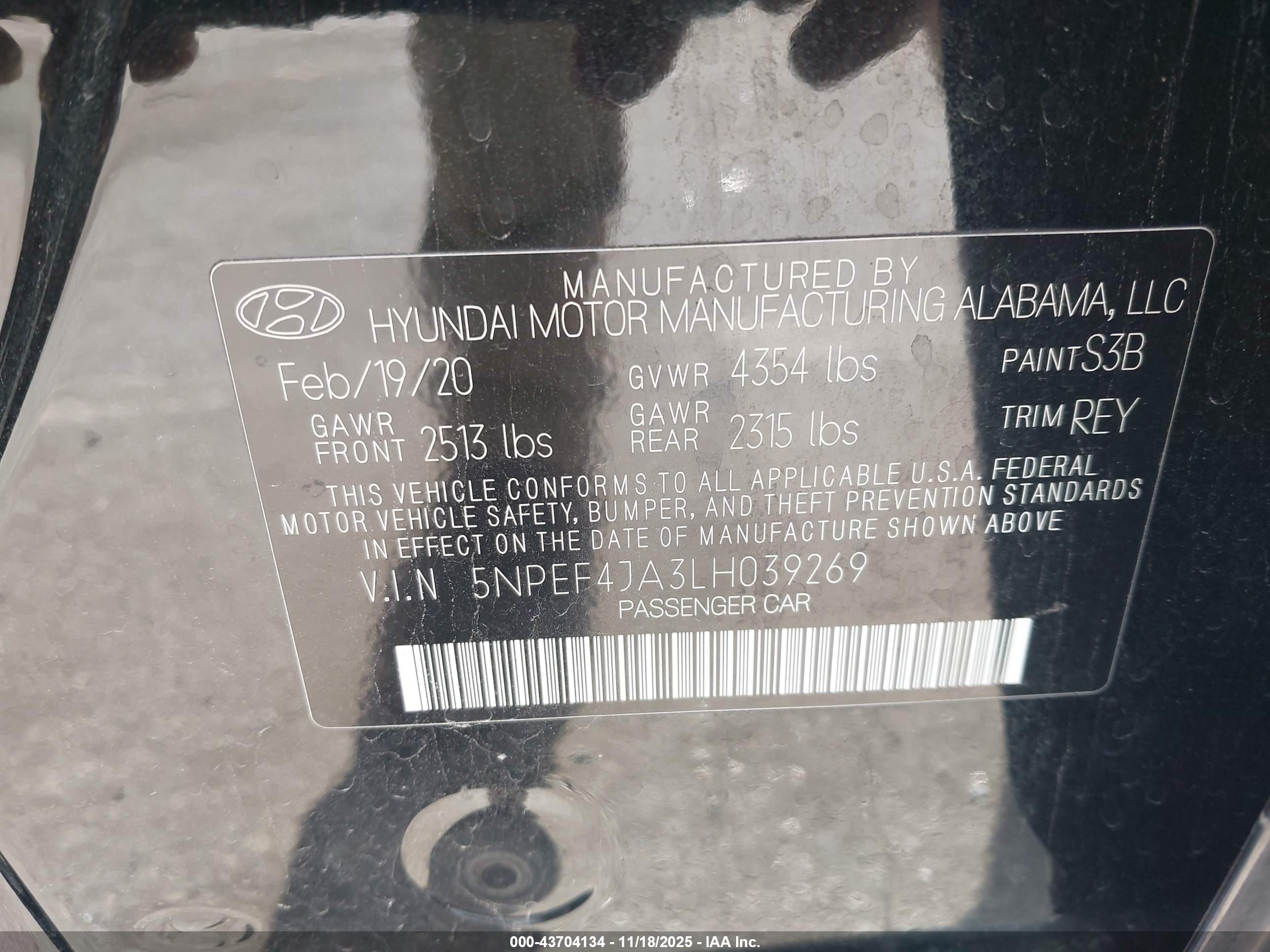 HYUNDAI SONATA image 9