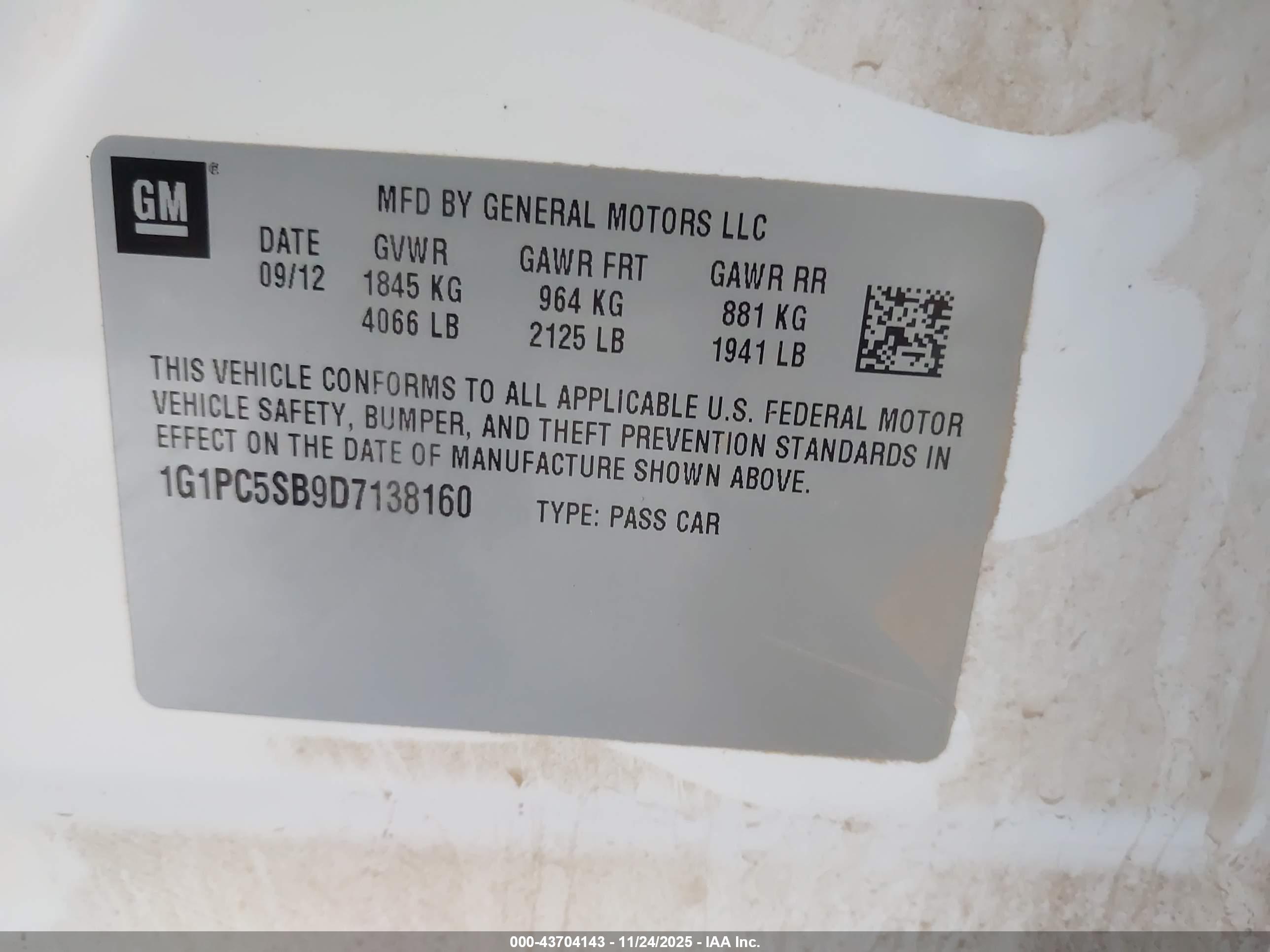 CHEVROLET CRUZE image 9