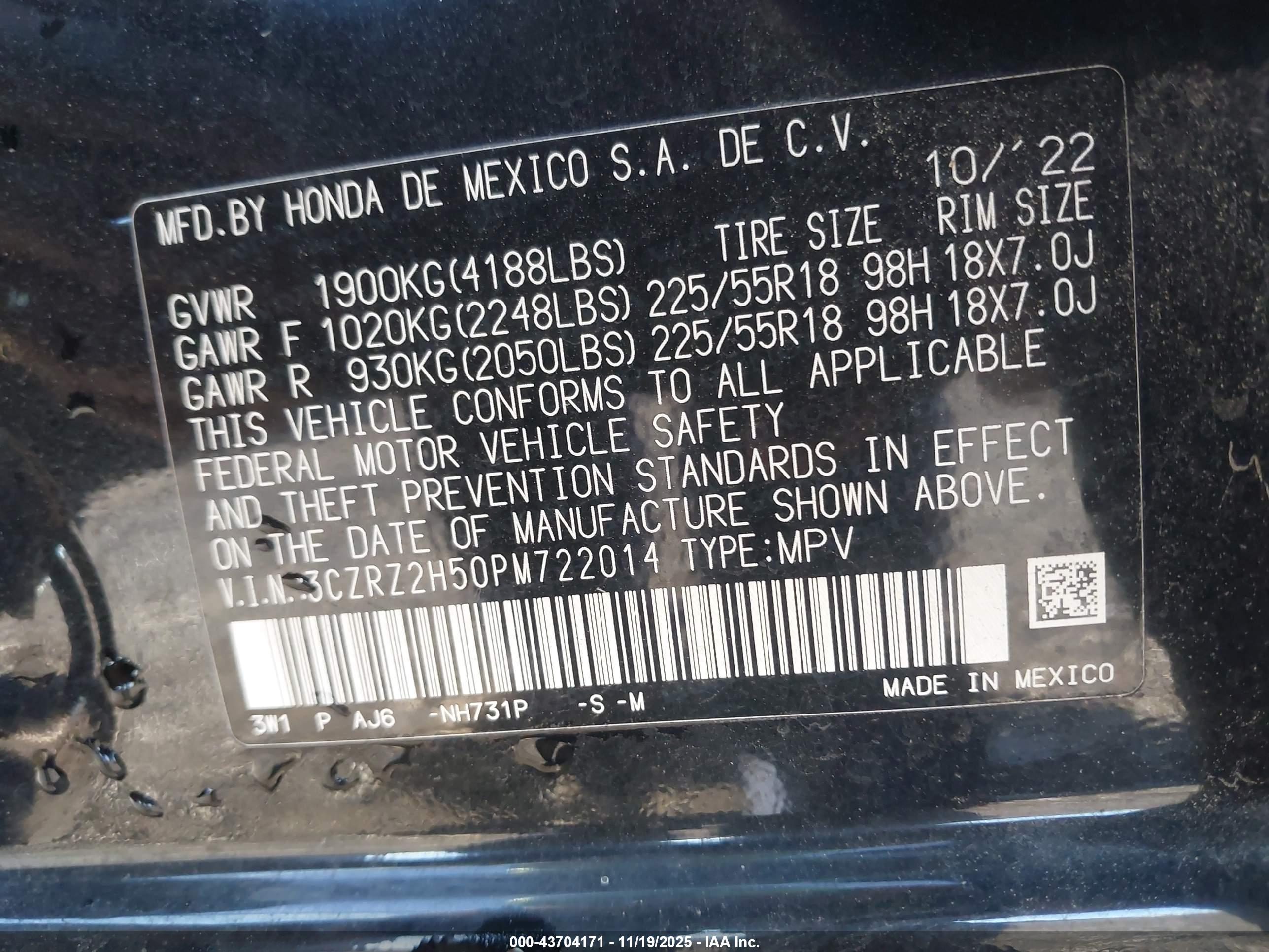HONDA HR-V image 9