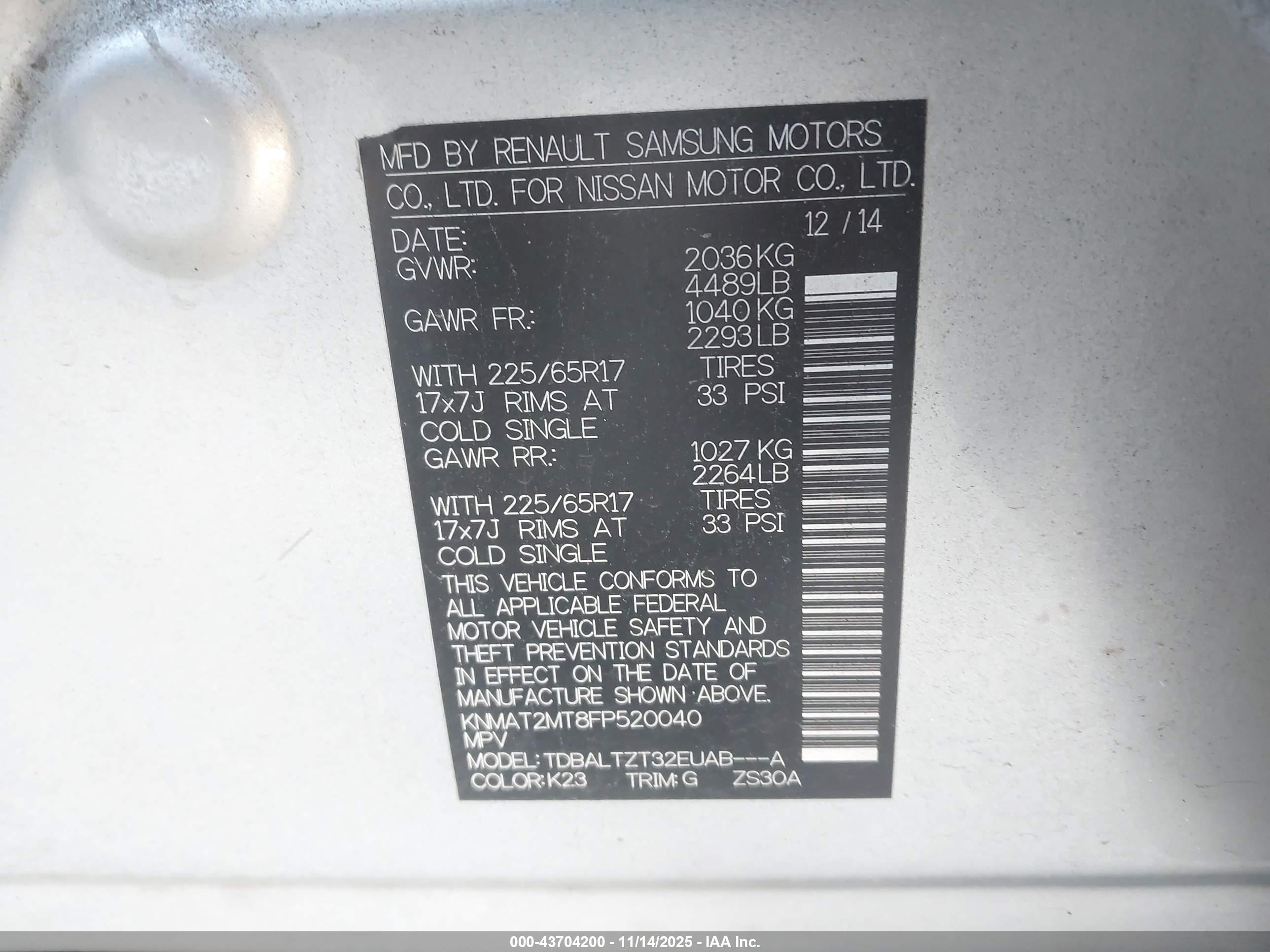 NISSAN ROGUE image 9