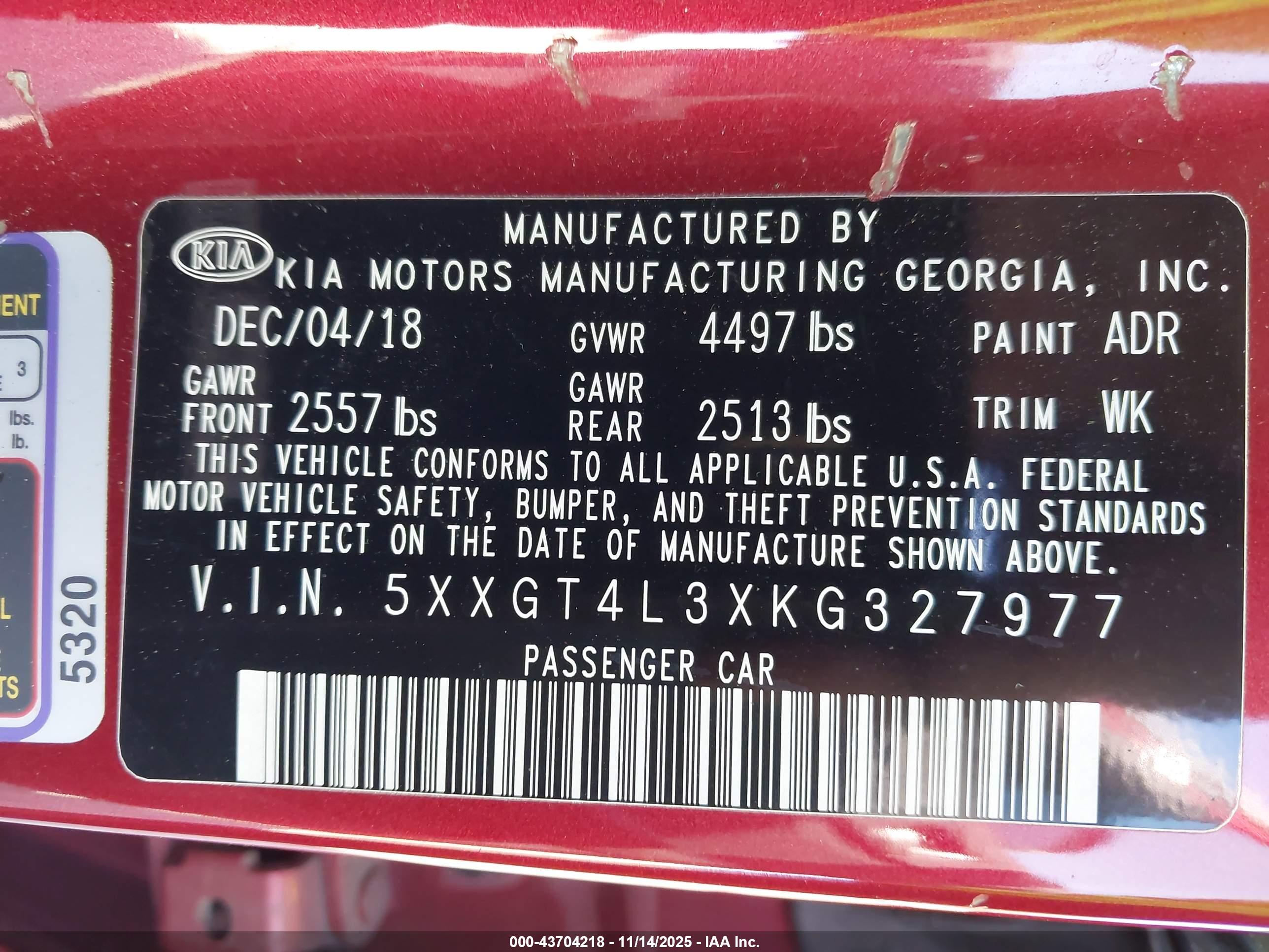 KIA OPTIMA image 9
