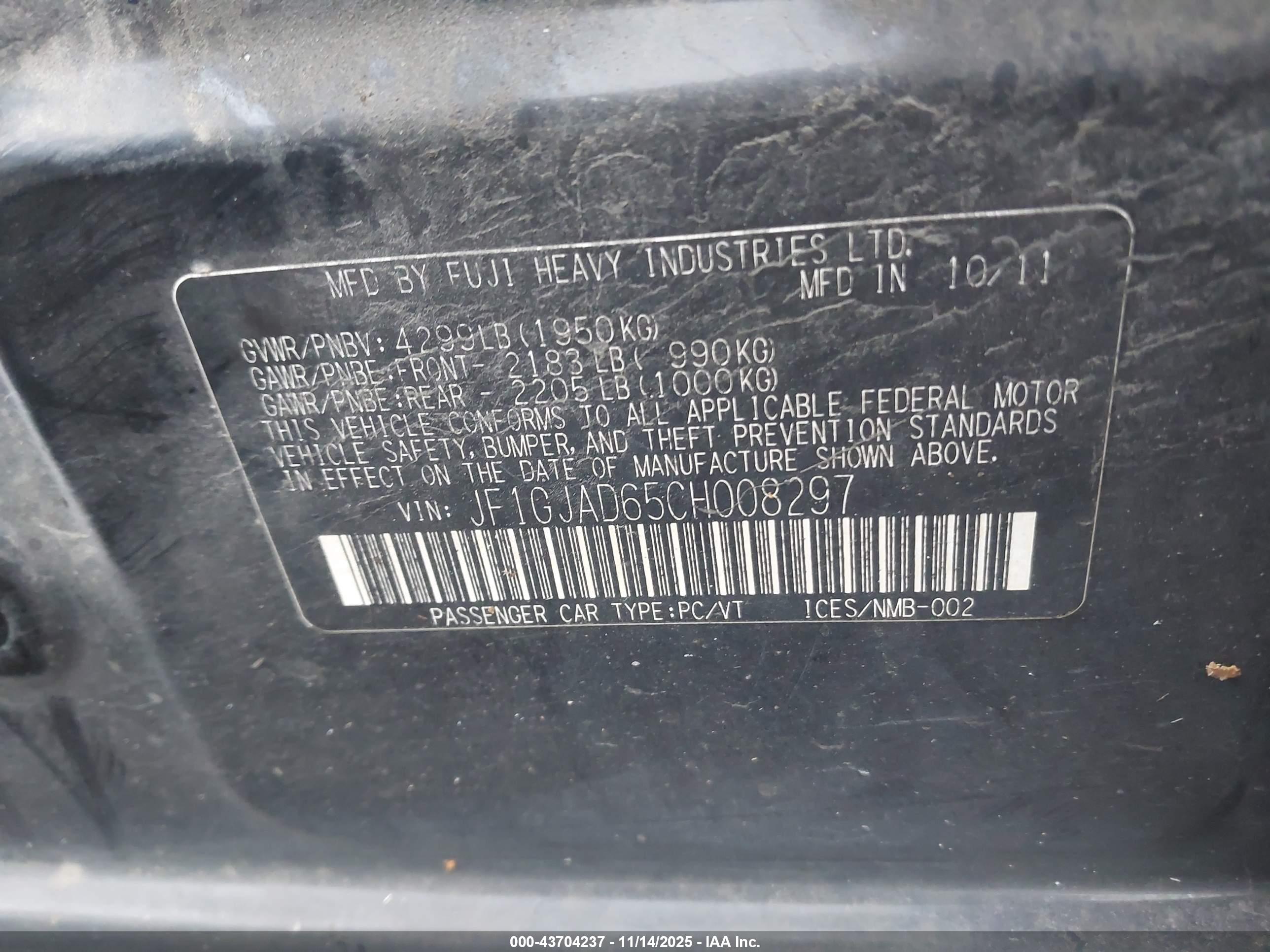 SUBARU IMPREZA image 9