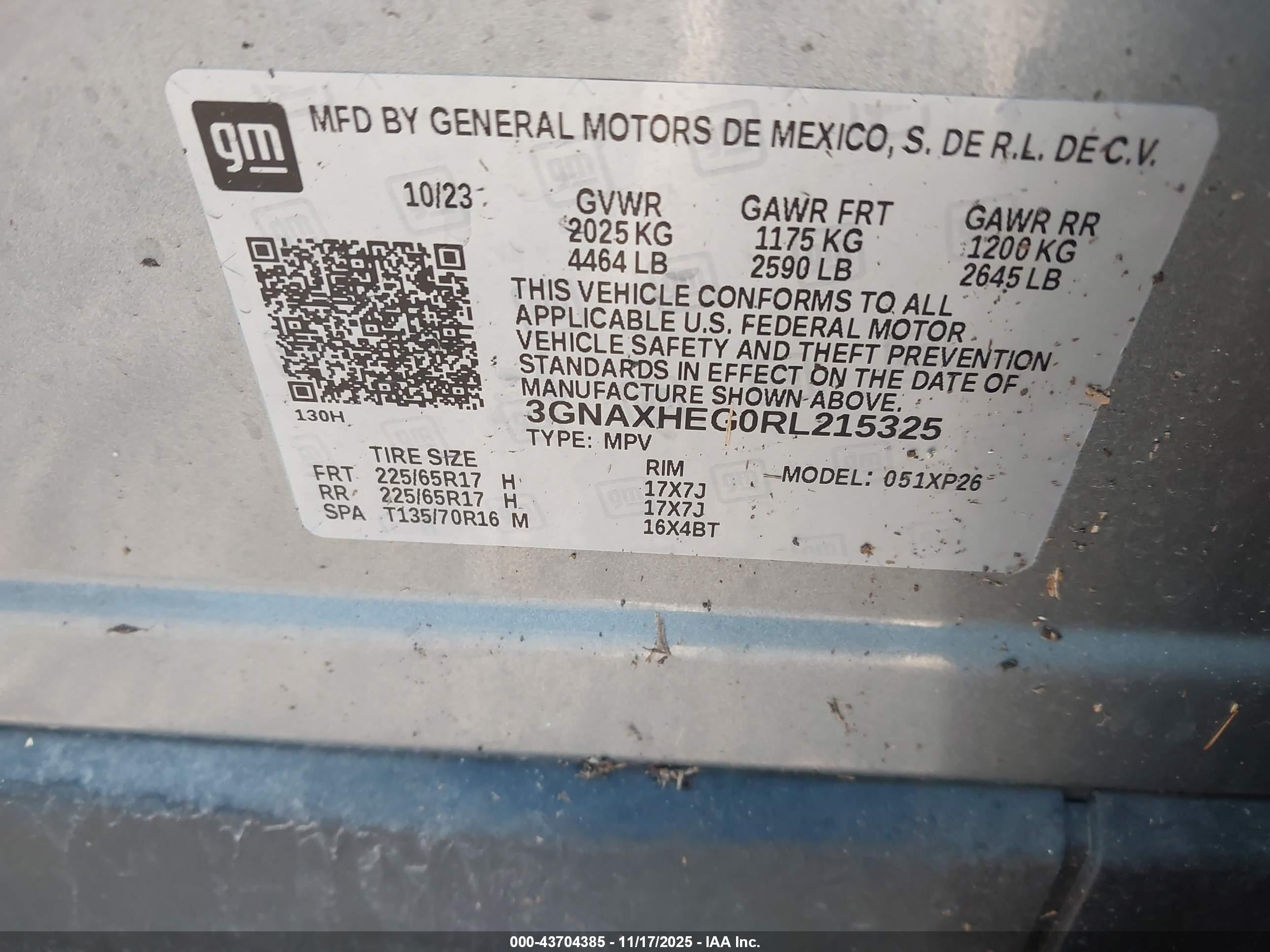 CHEVROLET EQUINOX image 9