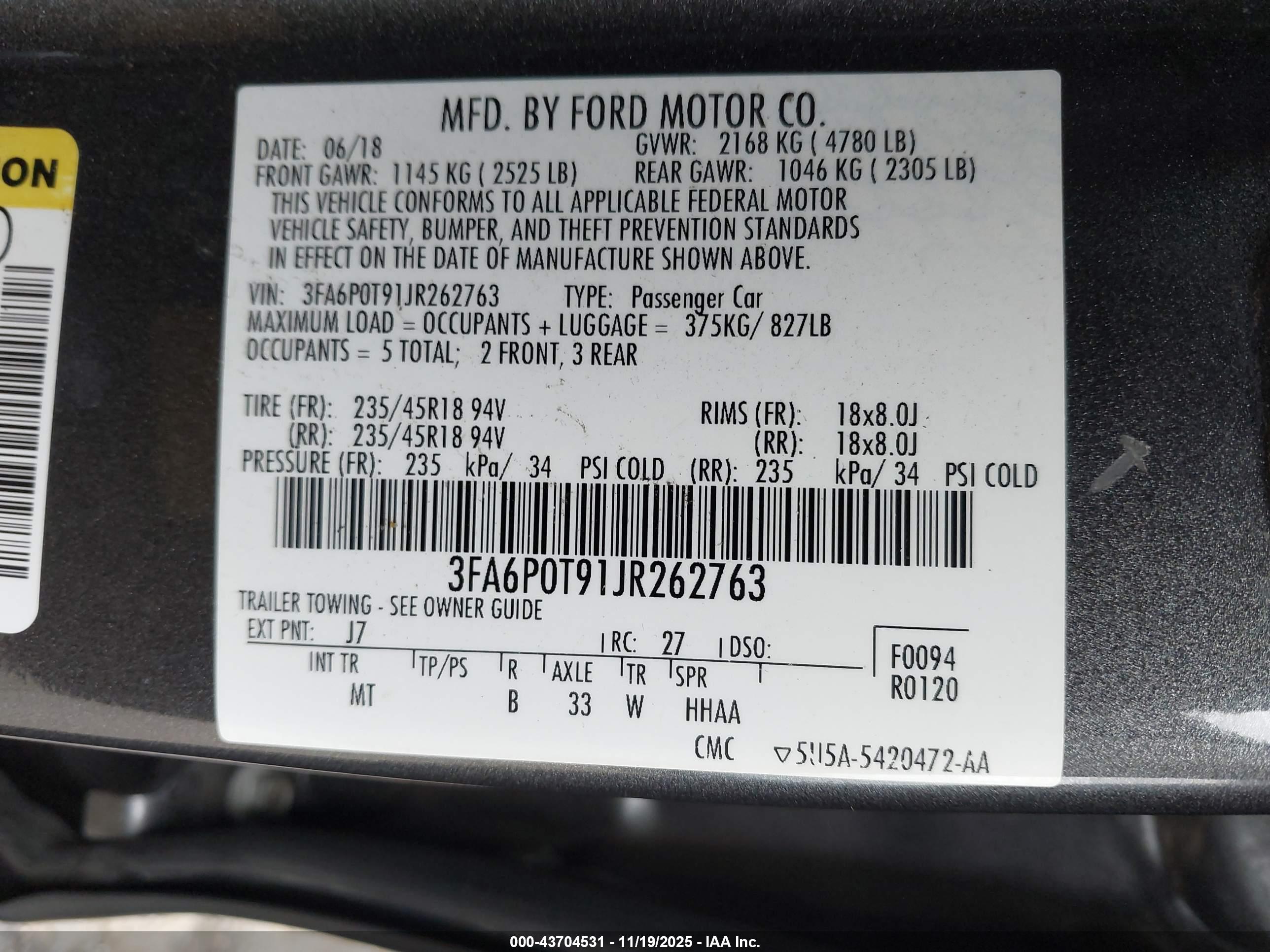 FORD FUSION image 9