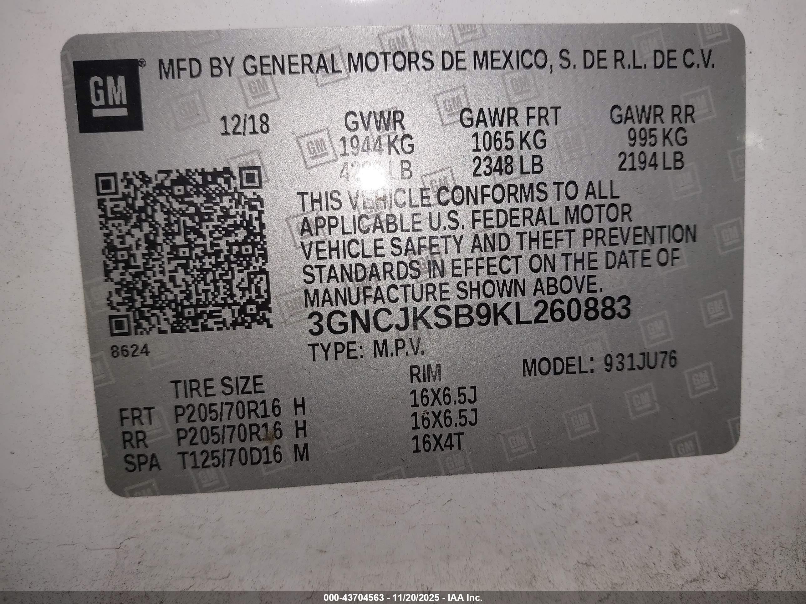 CHEVROLET TRAX image 9