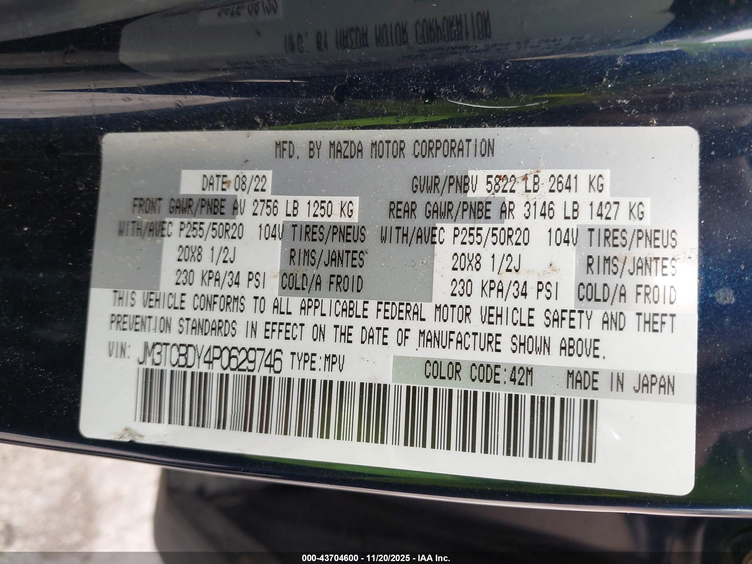 MAZDA CX-9 image 9