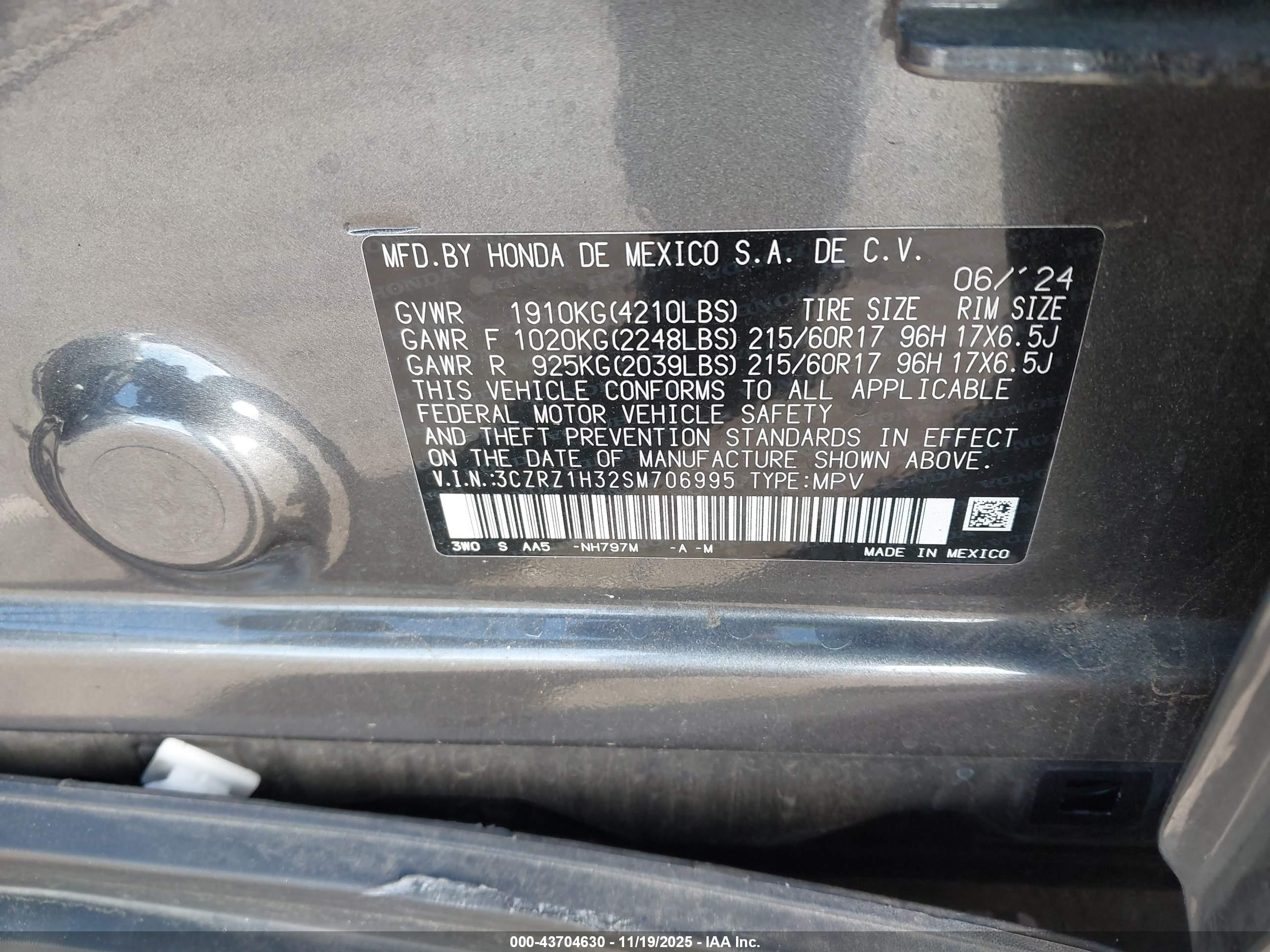 HONDA HR-V image 9