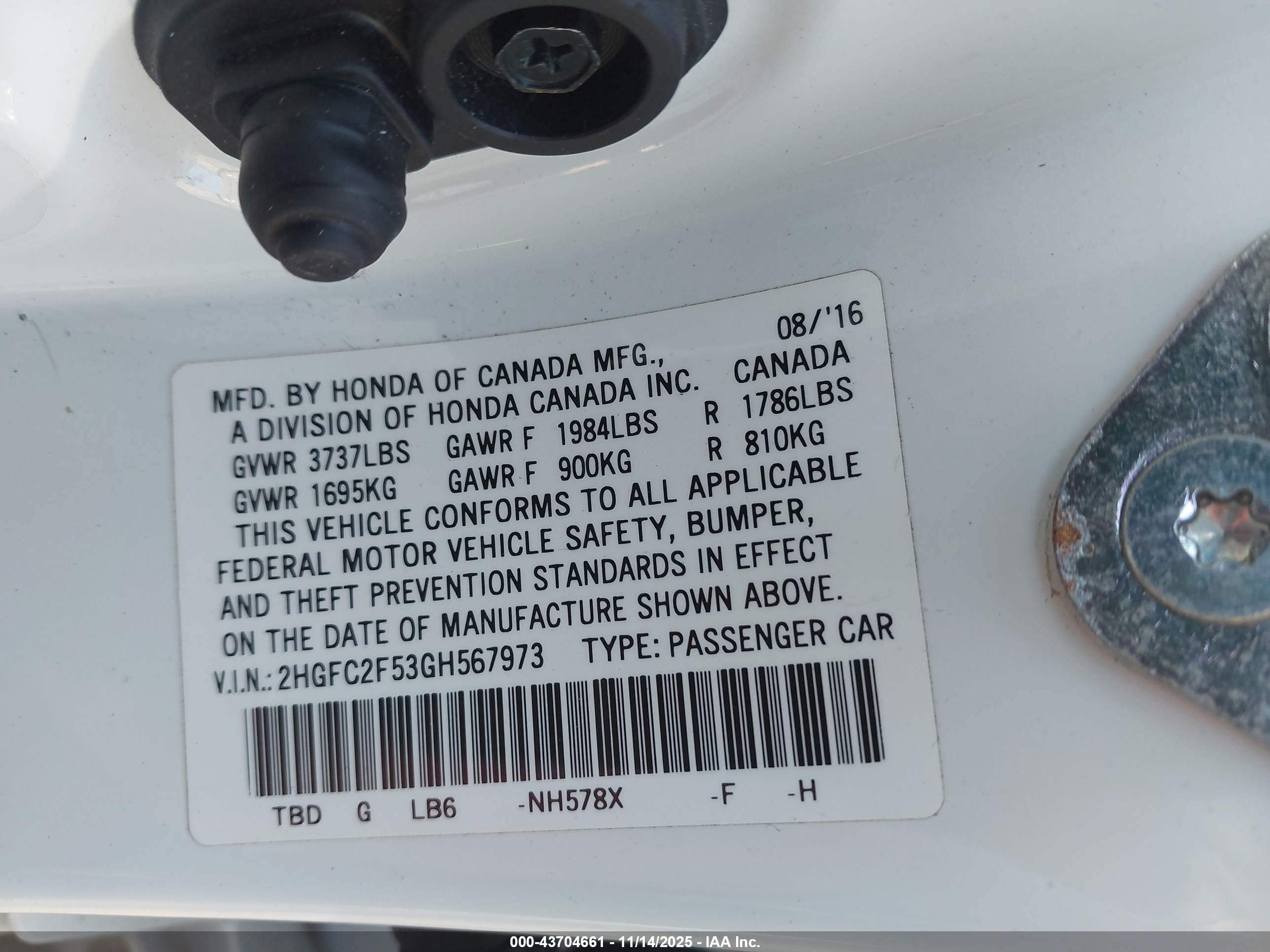 HONDA CIVIC image 9