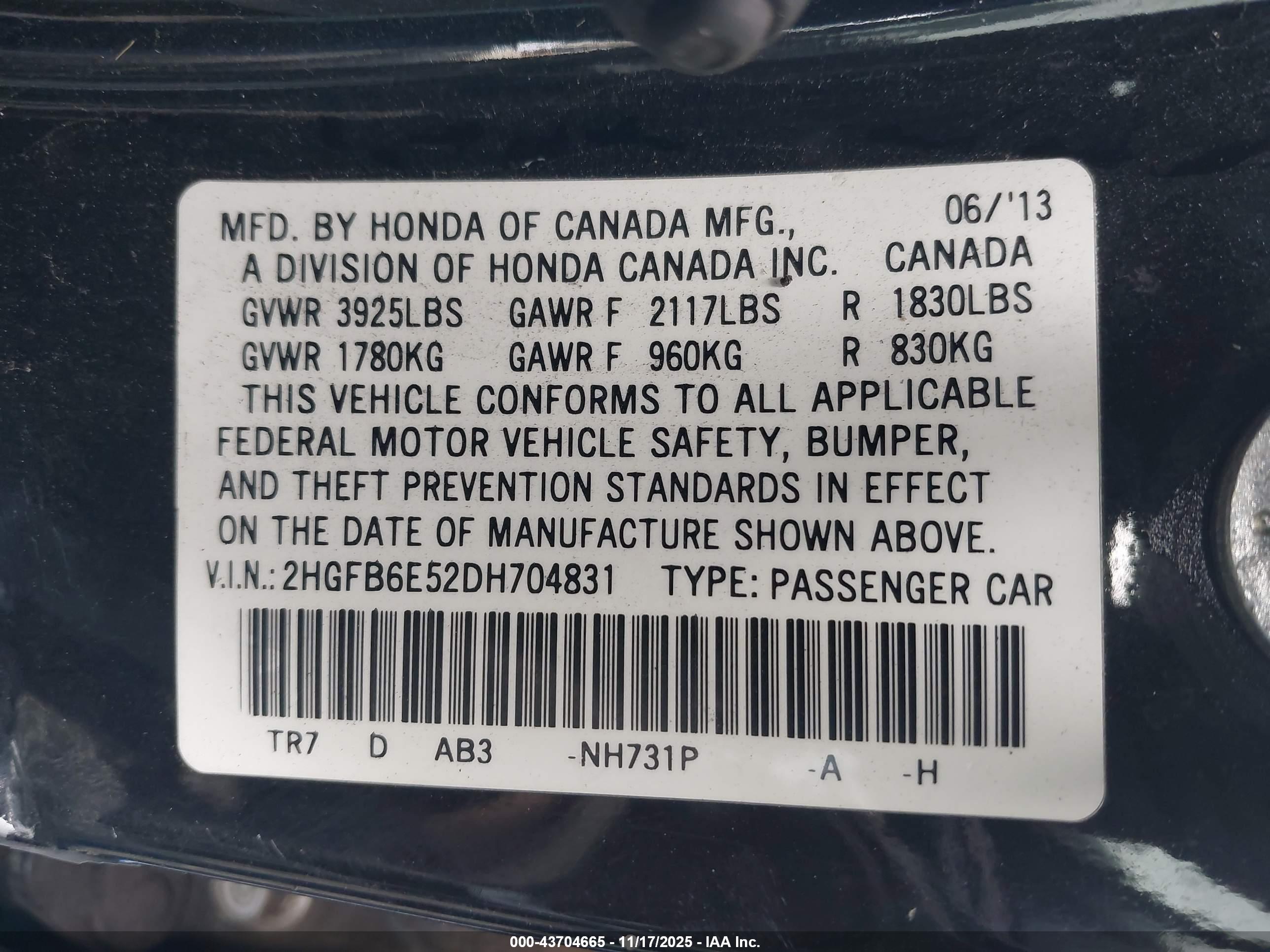HONDA CIVIC image 9