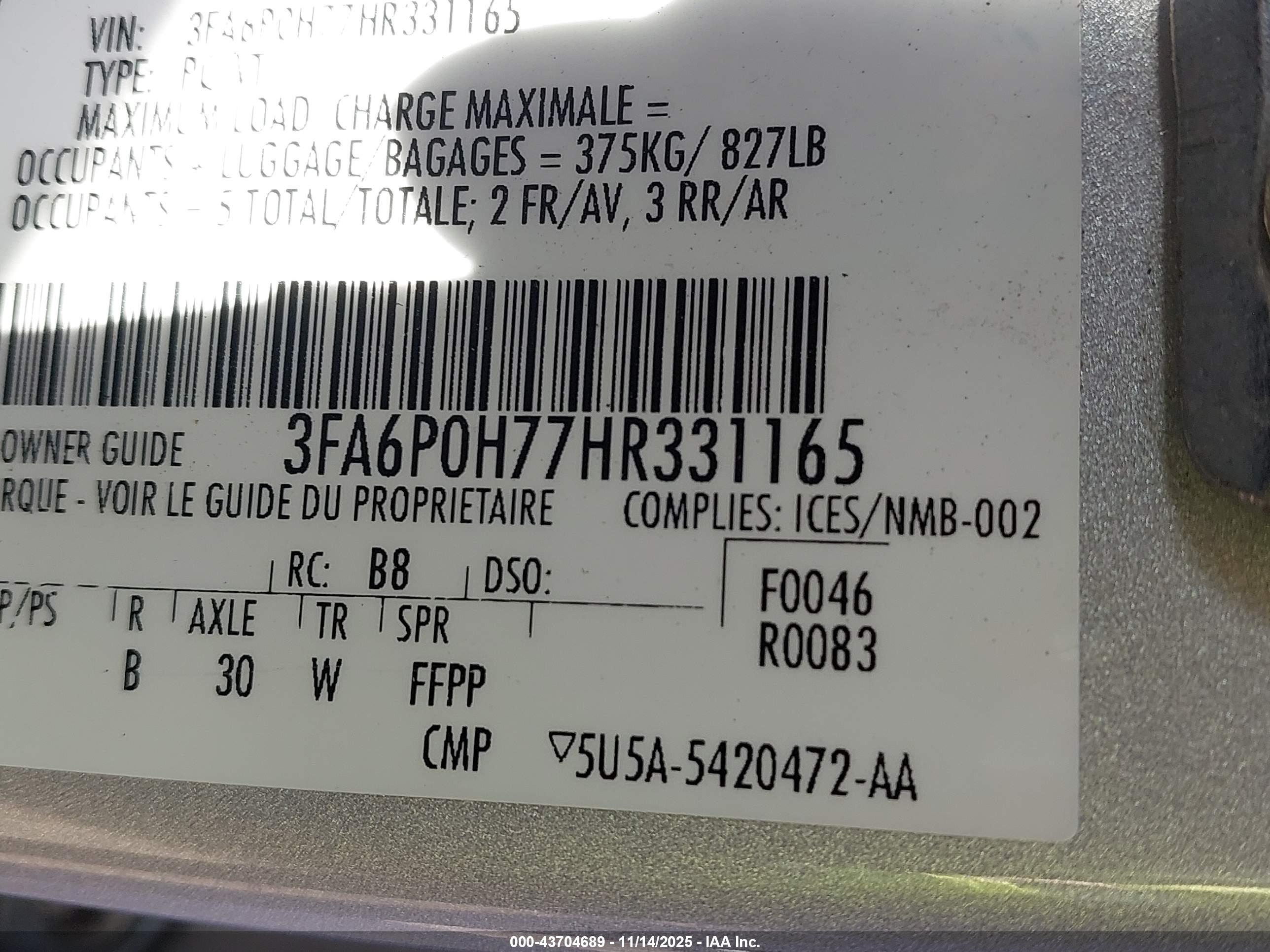 FORD FUSION image 9