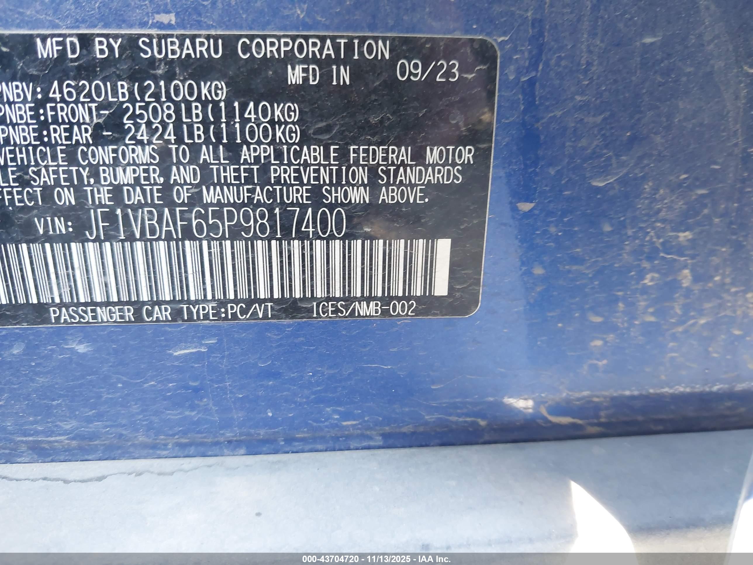 SUBARU WRX image 9