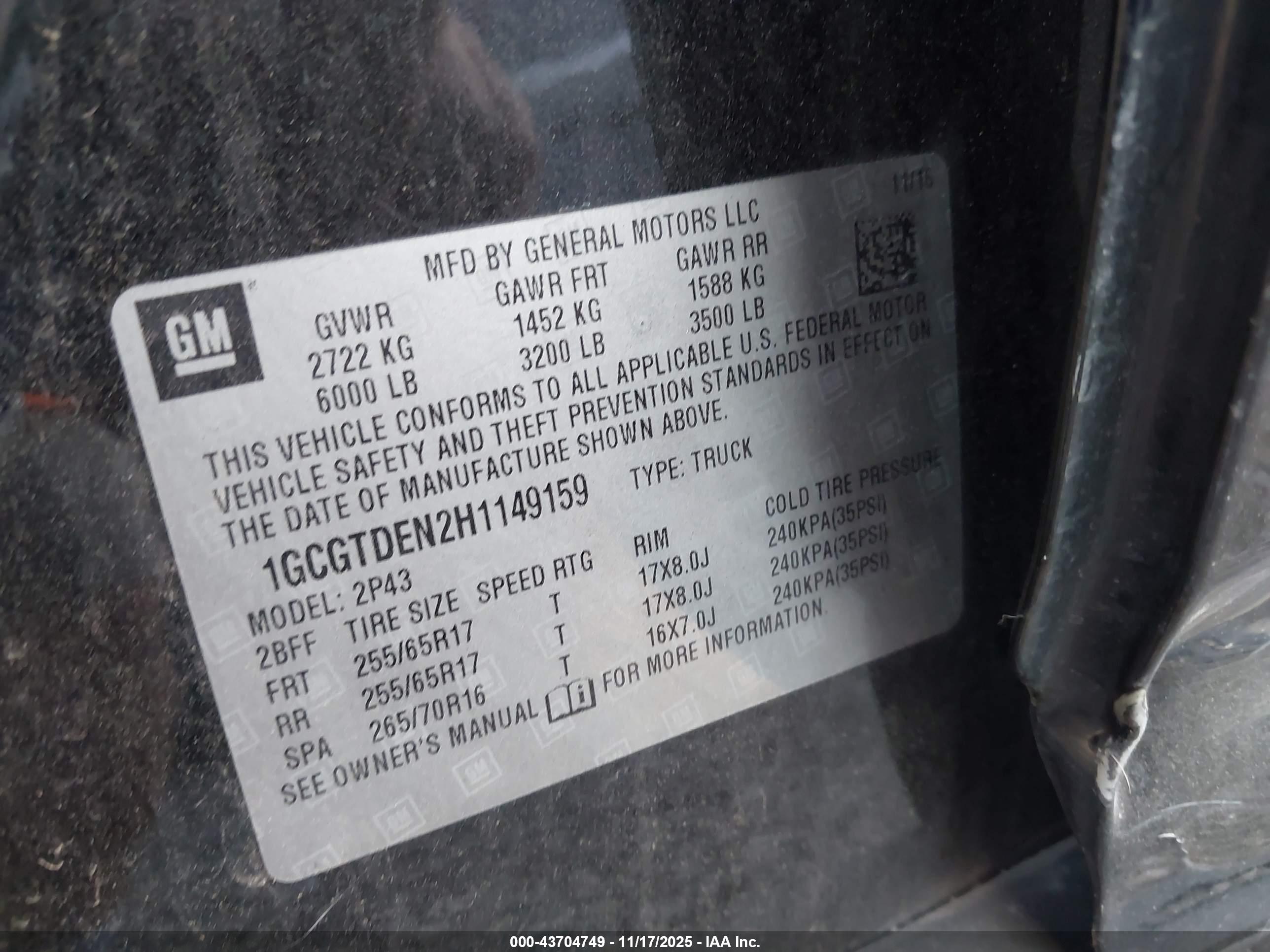 CHEVROLET COLORADO image 9
