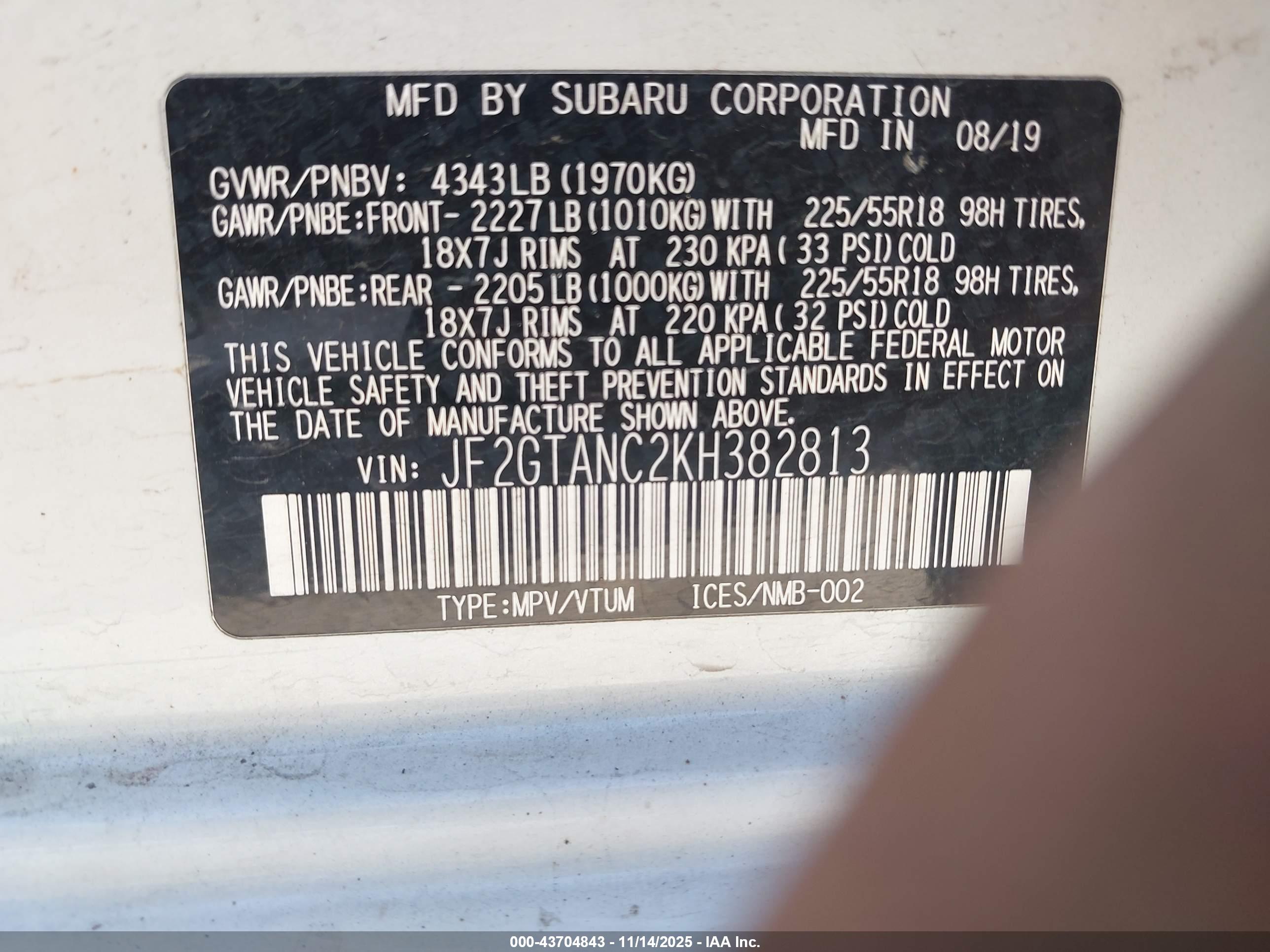SUBARU CROSSTREK image 9