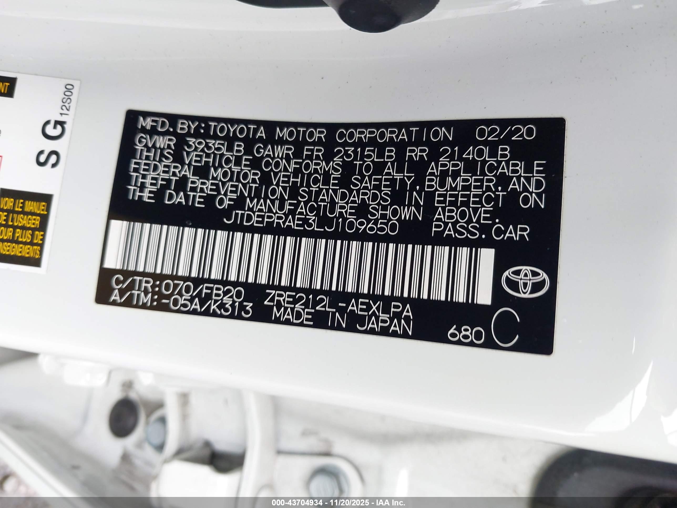 TOYOTA COROLLA image 9