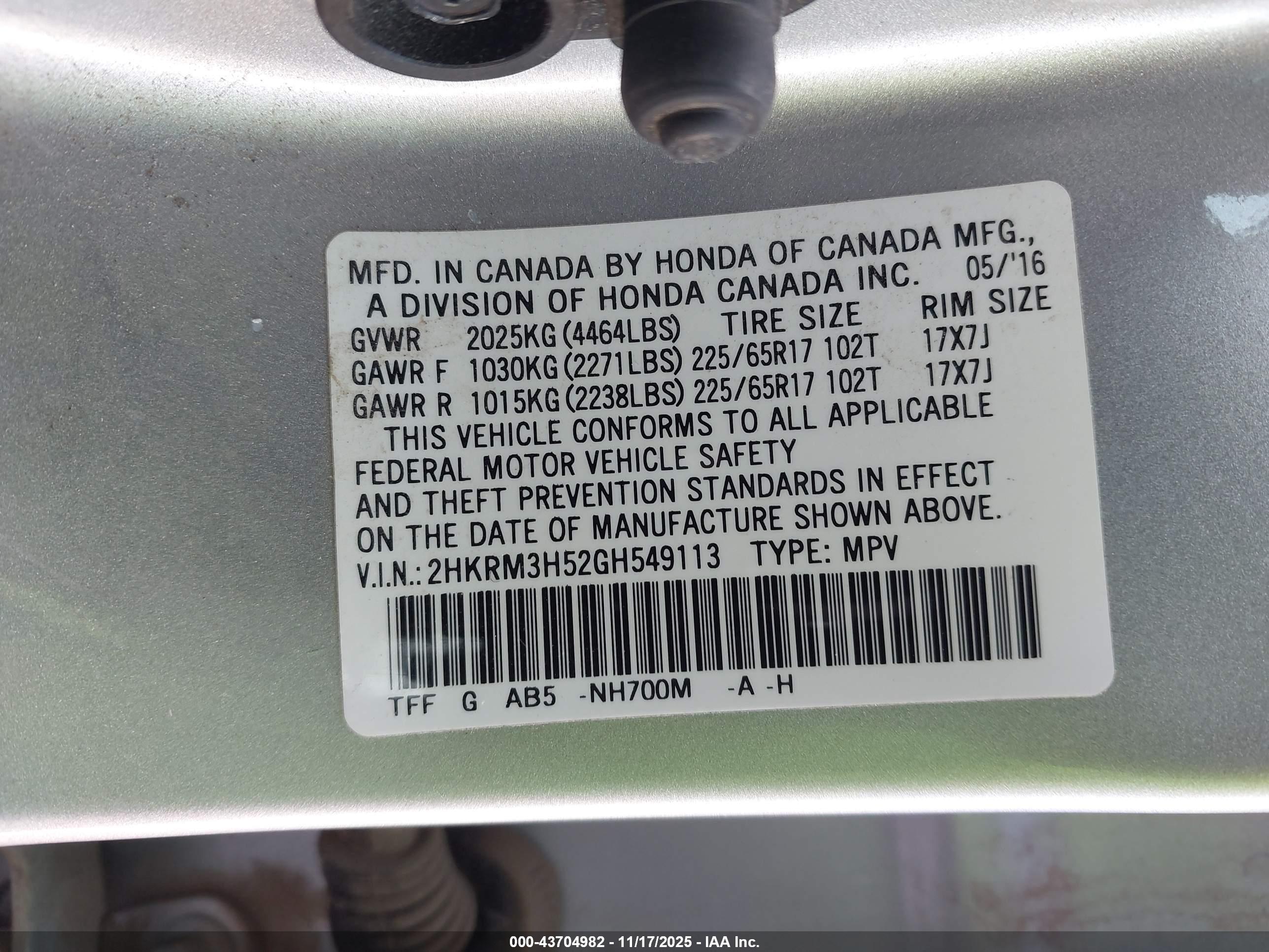HONDA CR-V image 9
