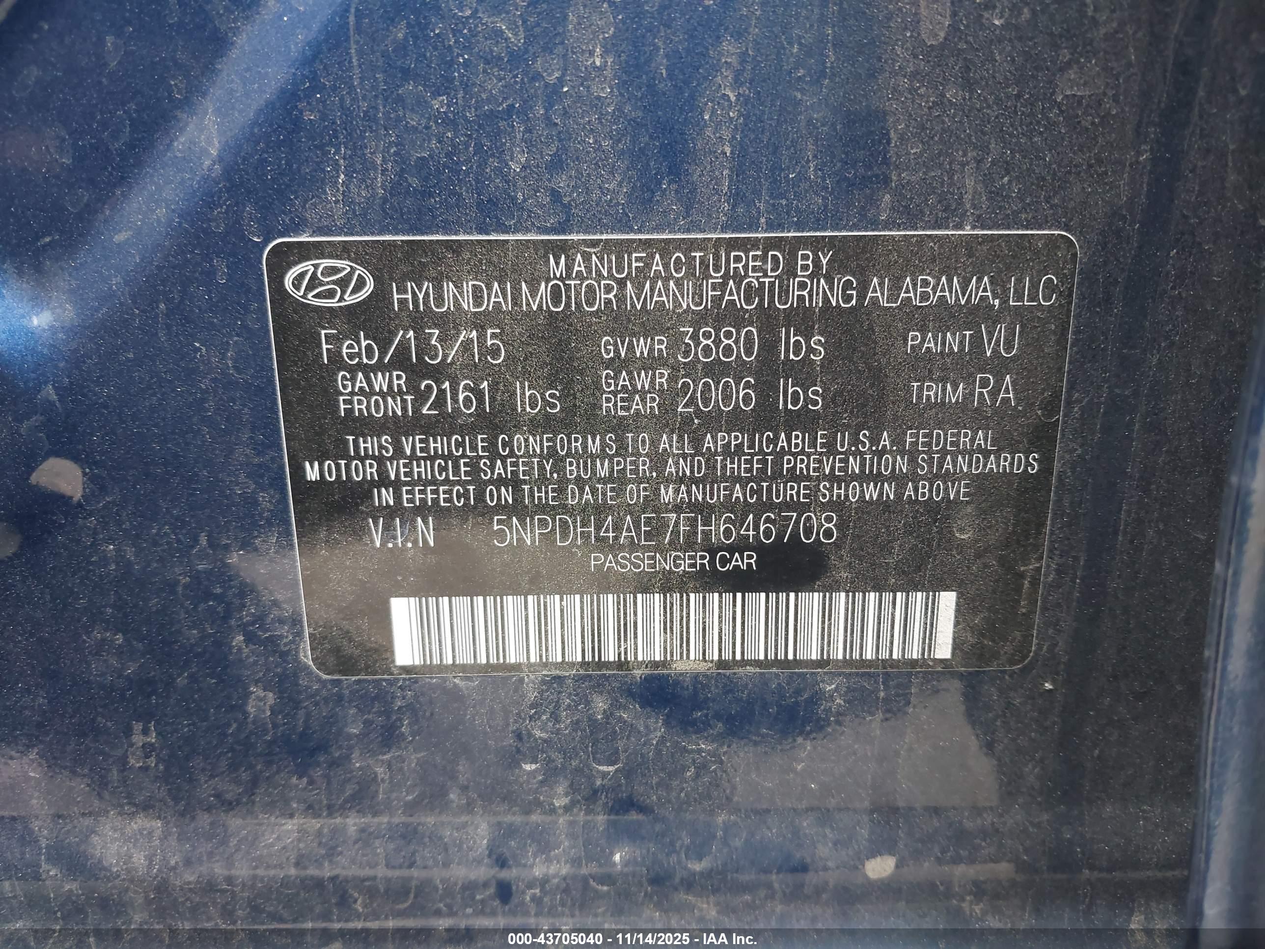 HYUNDAI ELANTRA image 9