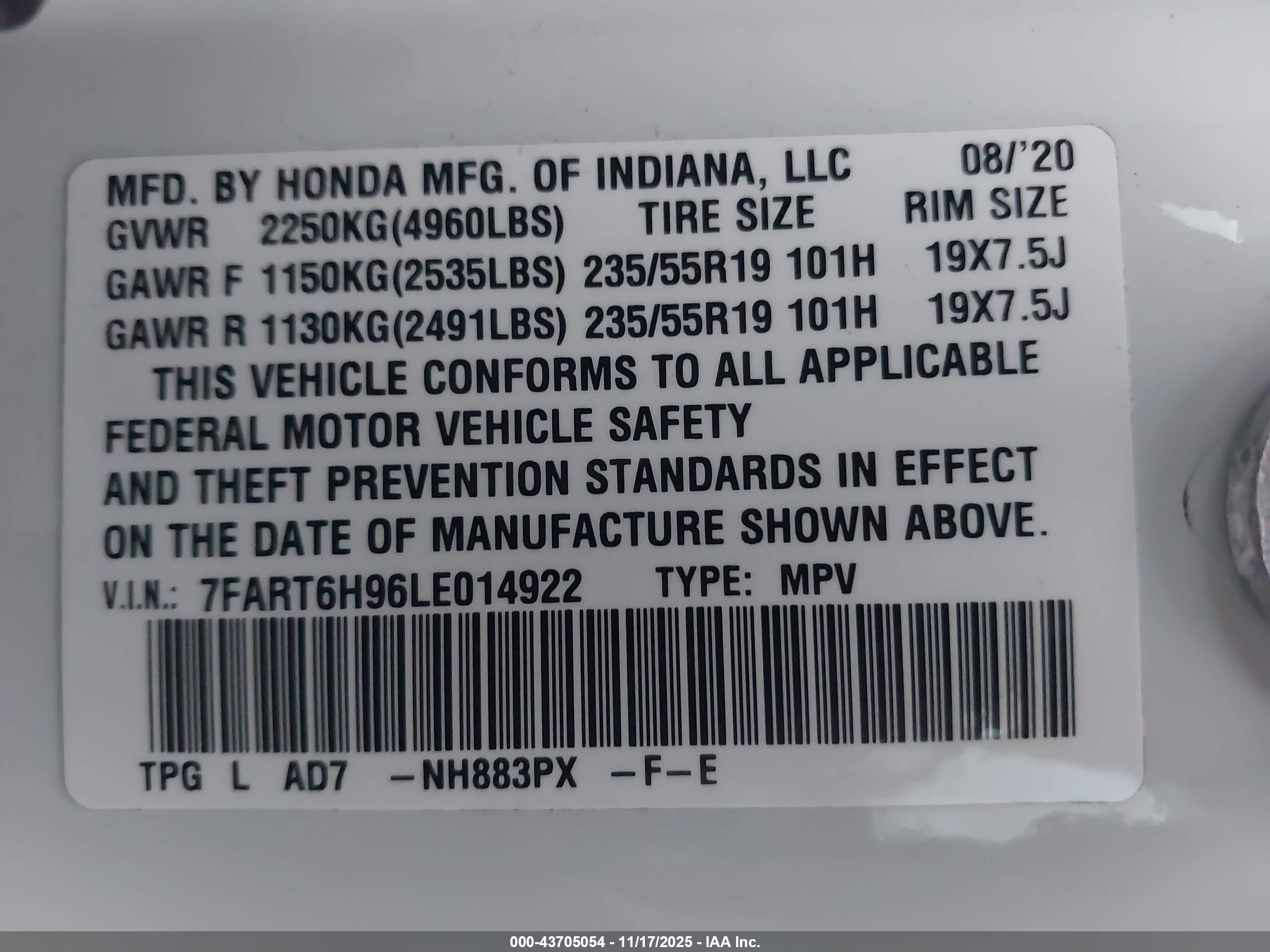 HONDA CR-V image 9