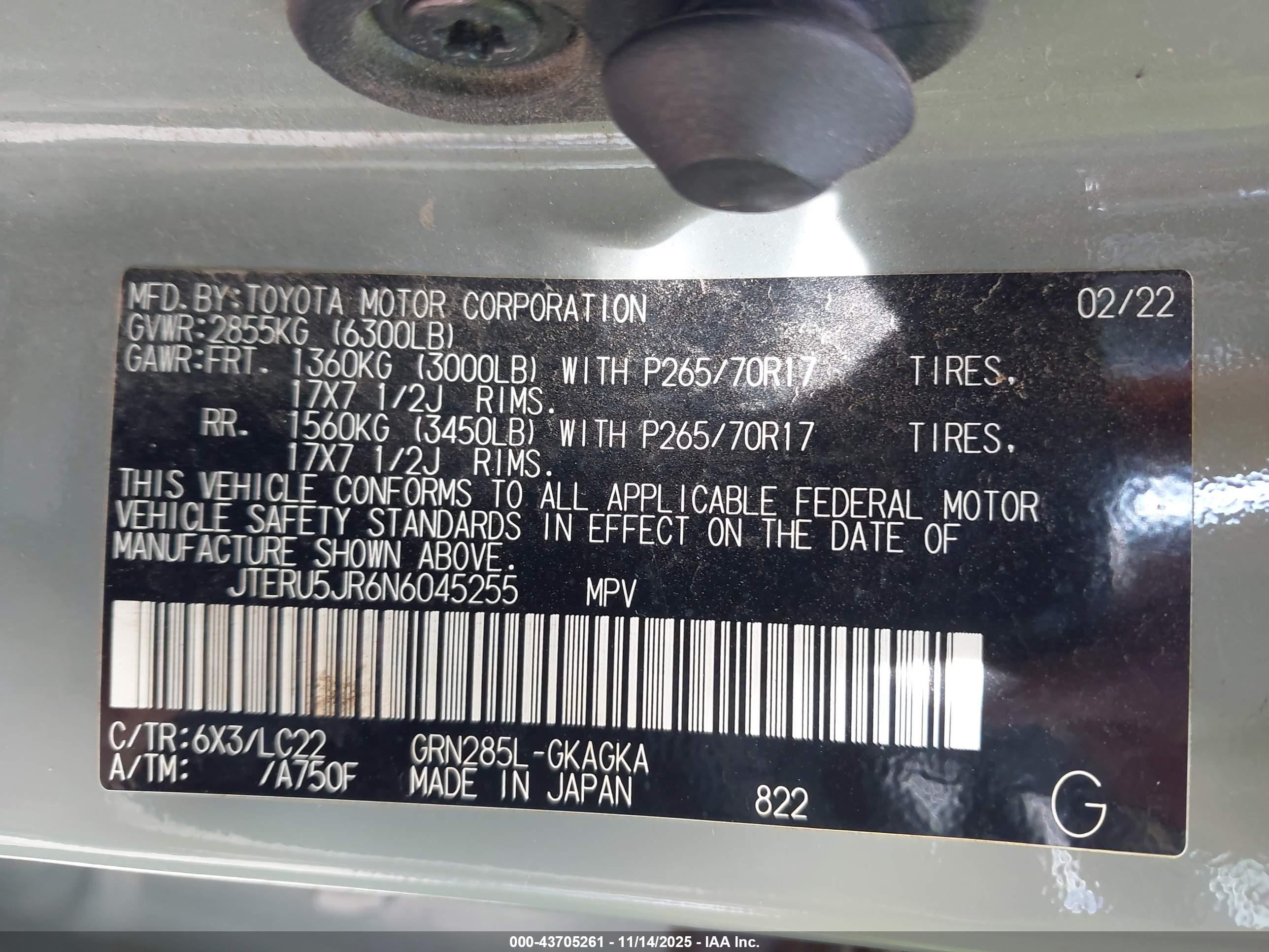 TOYOTA 4RUNNER image 9