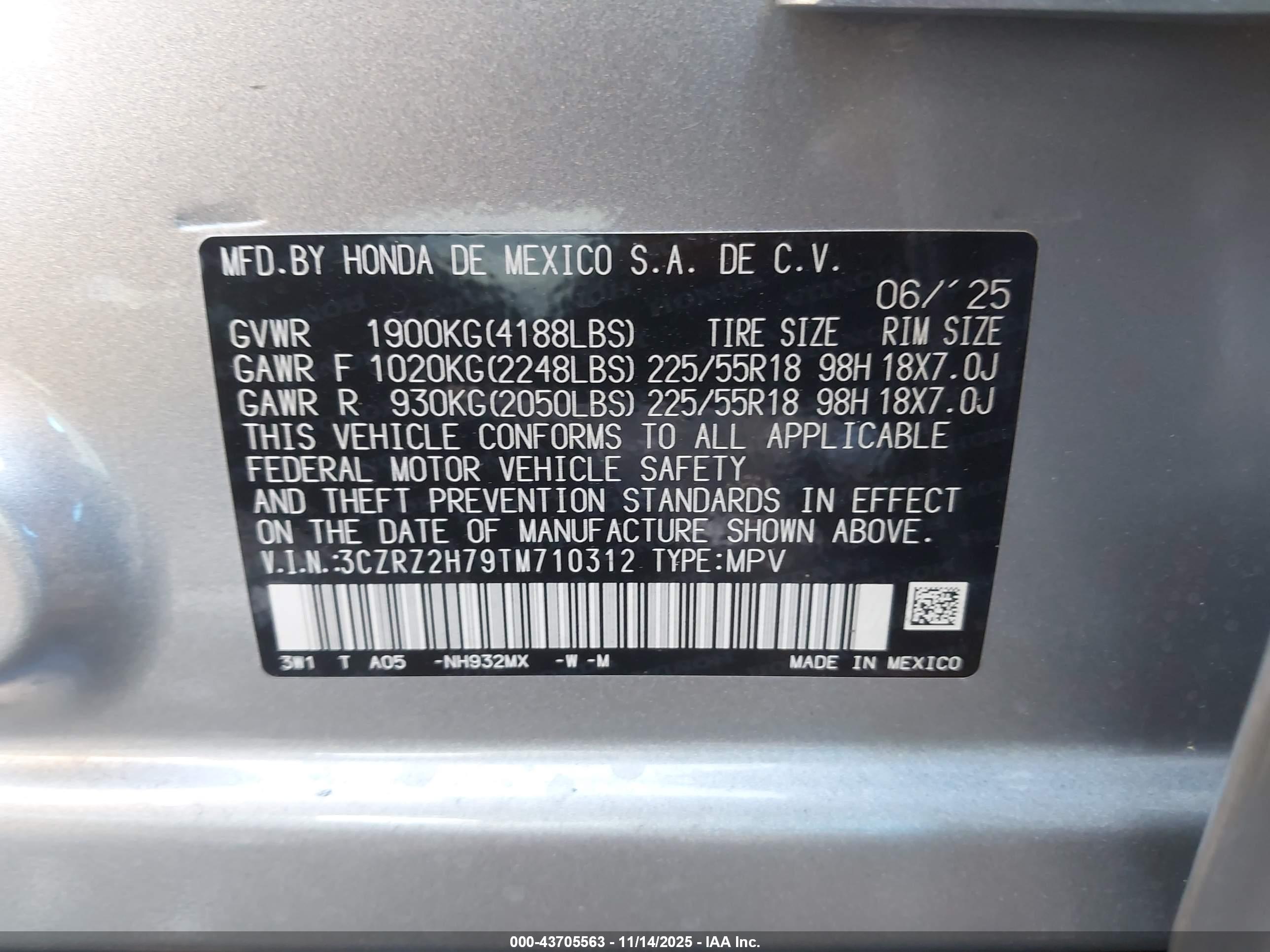 HONDA HR-V image 9