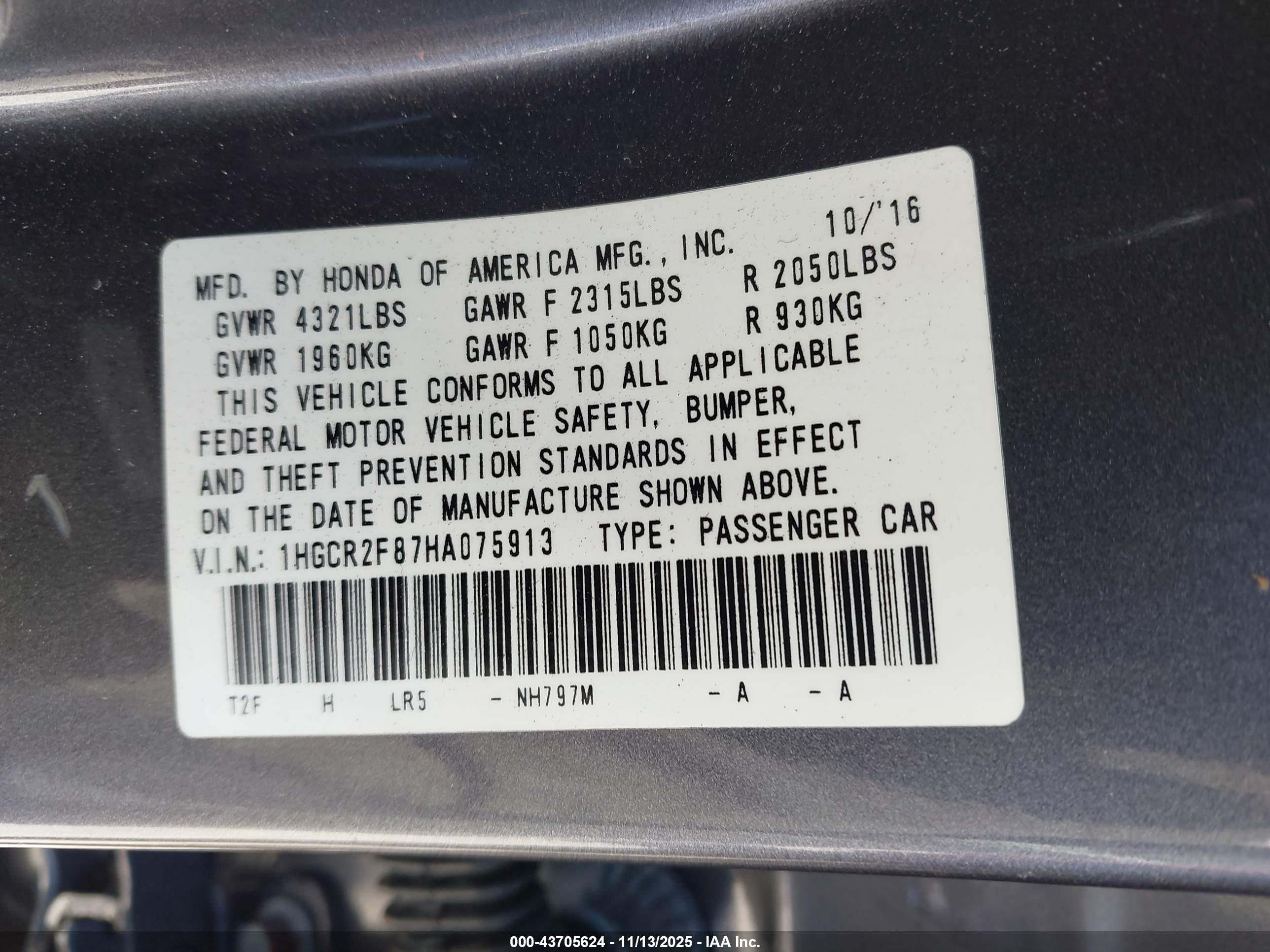 HONDA ACCORD image 9