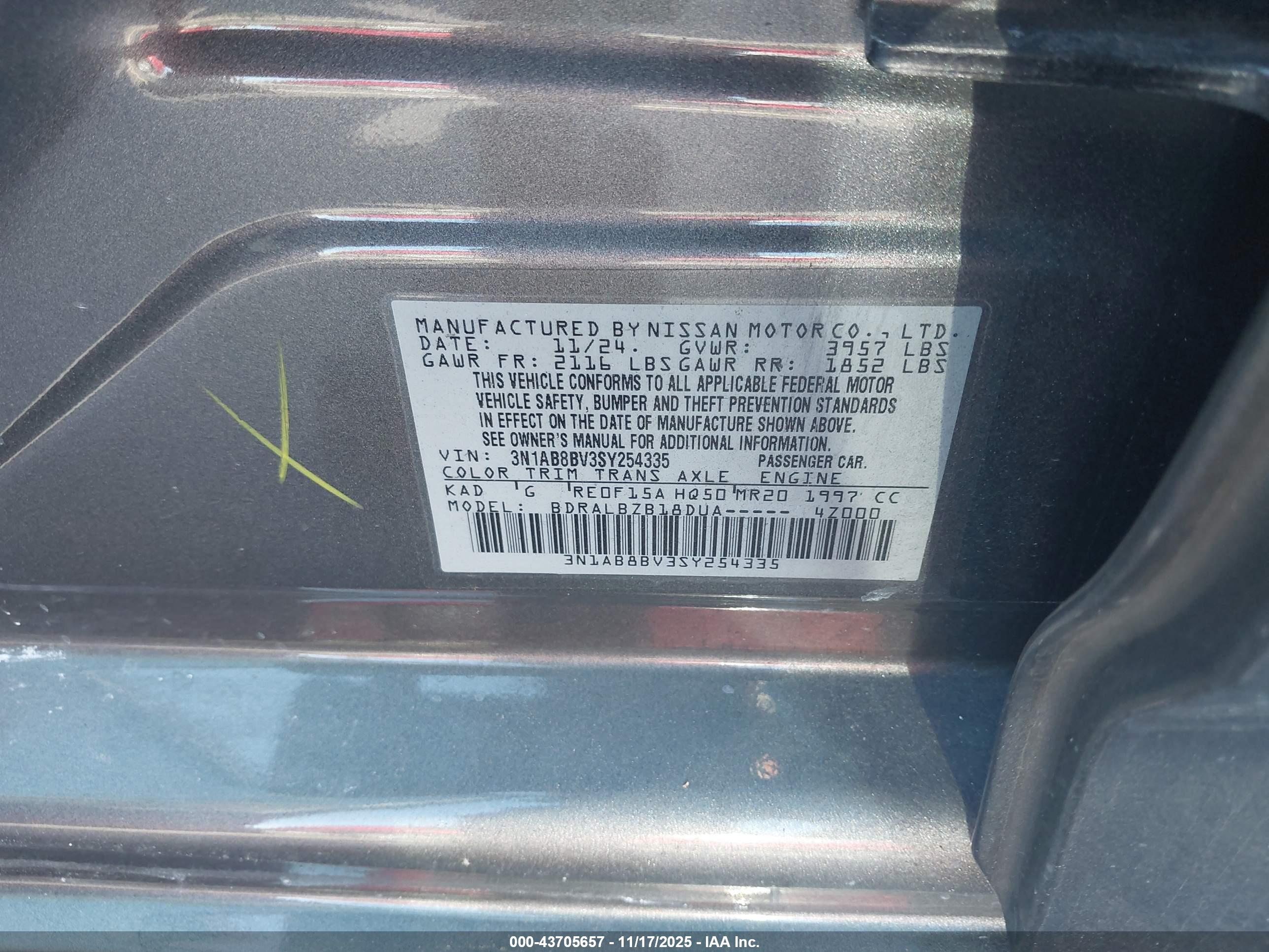 NISSAN SENTRA image 9