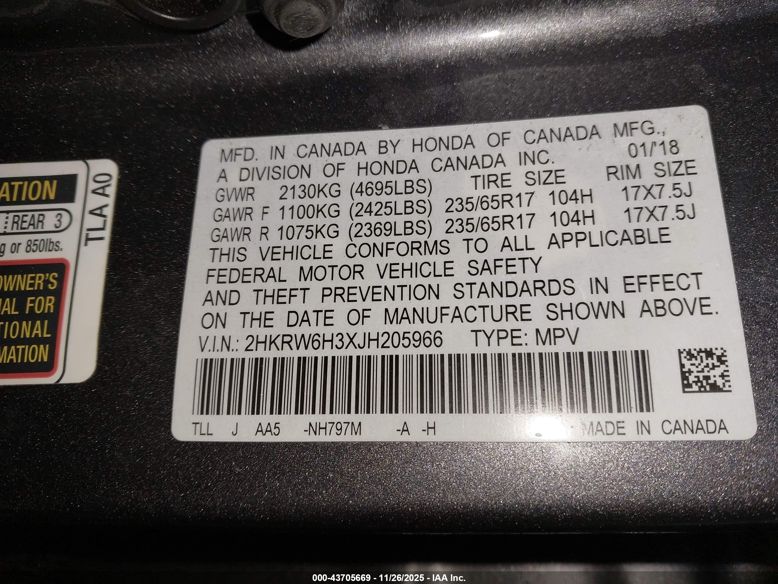 HONDA CR-V image 9