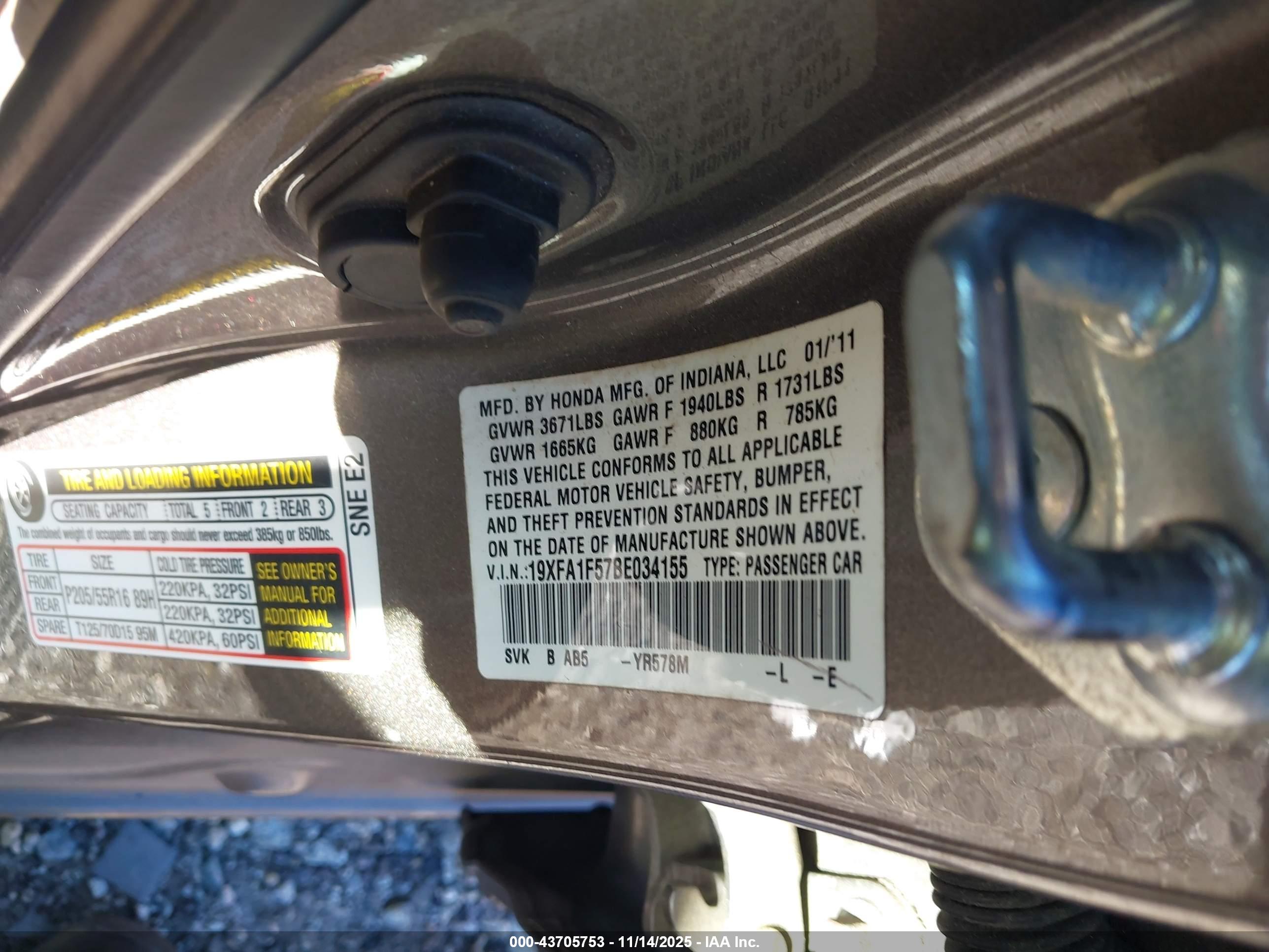HONDA CIVIC image 9