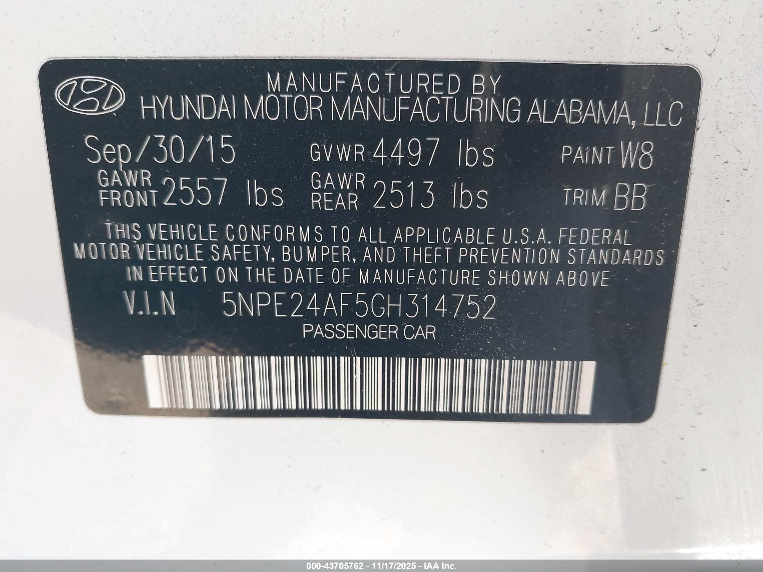 HYUNDAI SONATA image 9