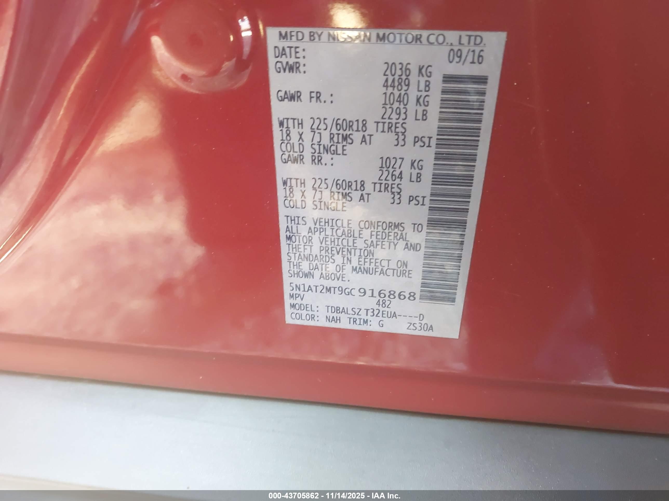 NISSAN ROGUE image 9