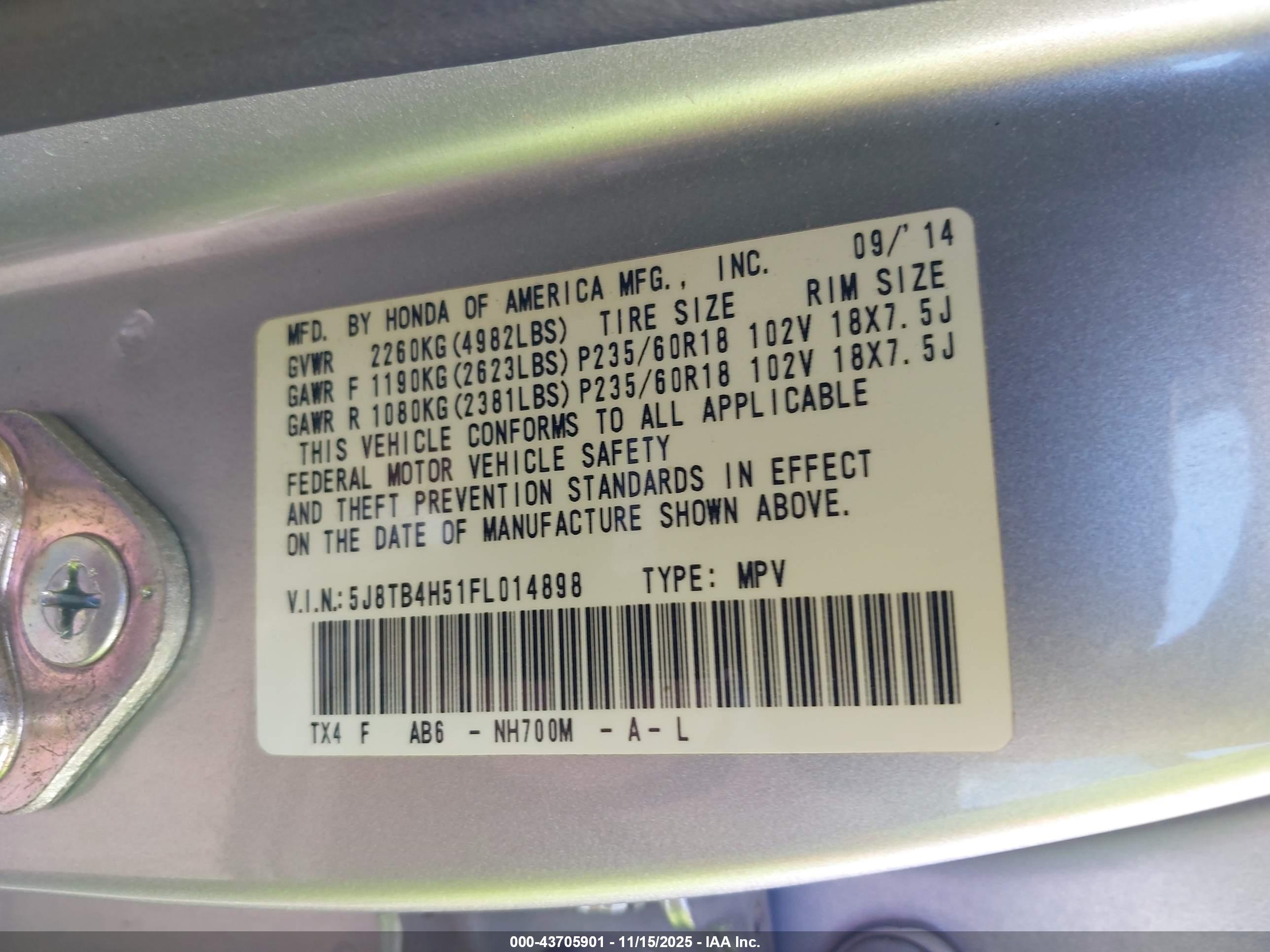 ACURA RDX image 9