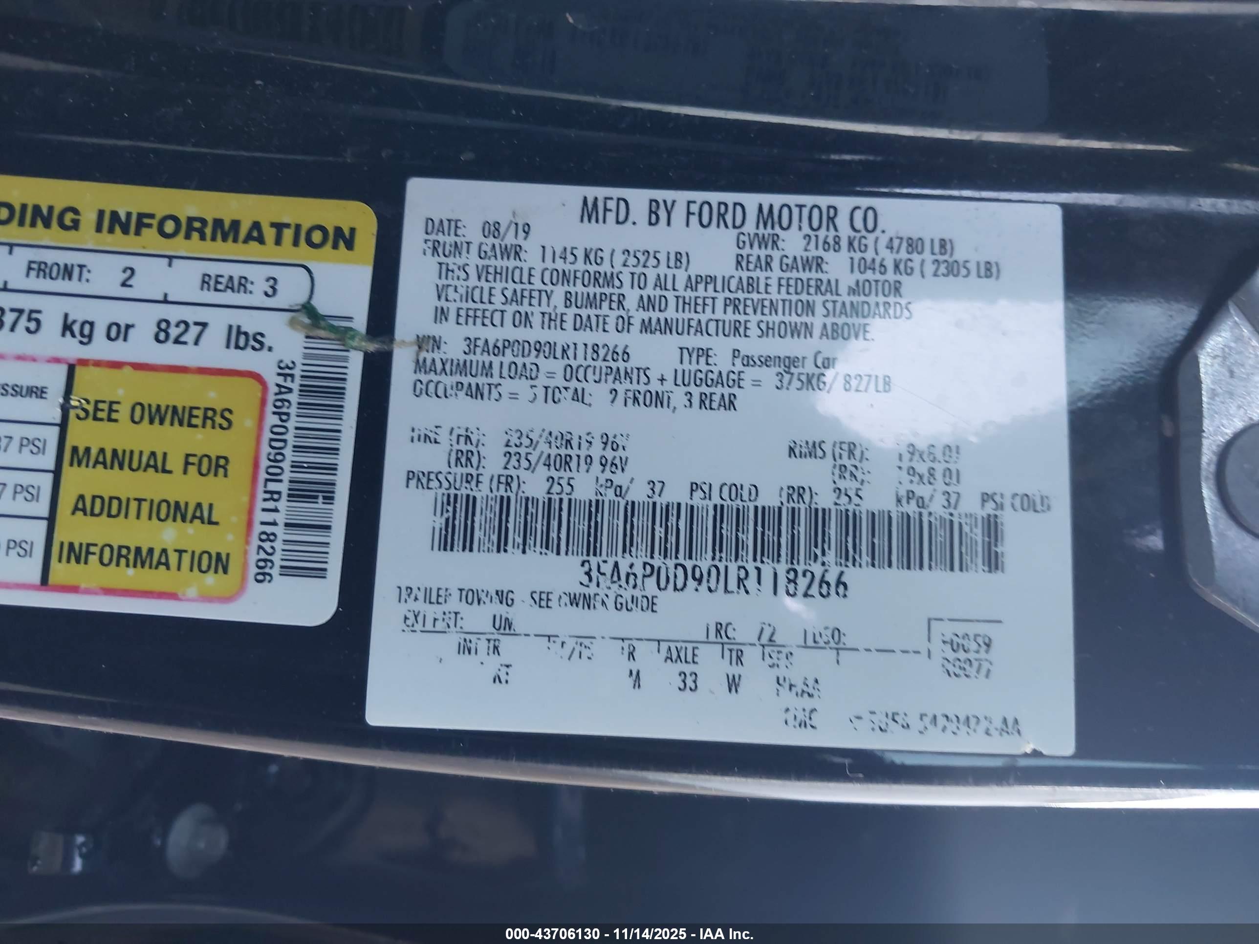 FORD FUSION image 9