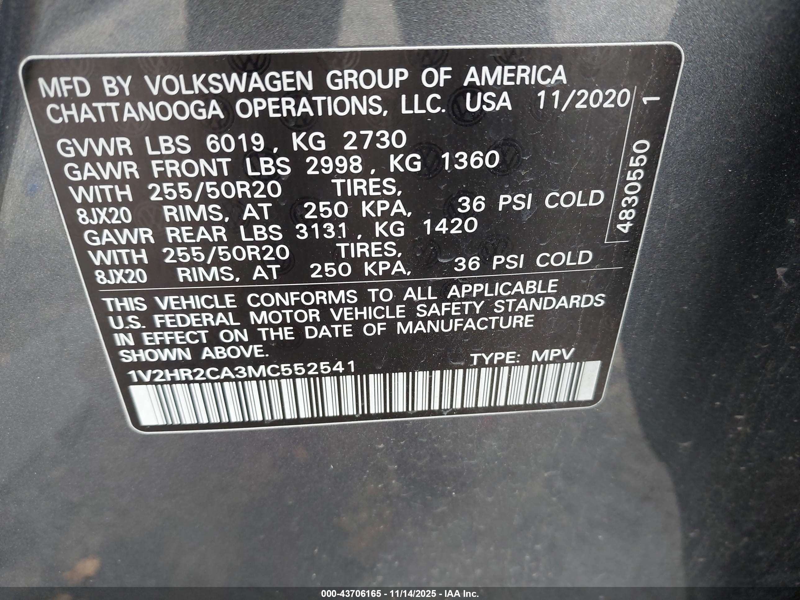 VOLKSWAGEN ATLAS image 9