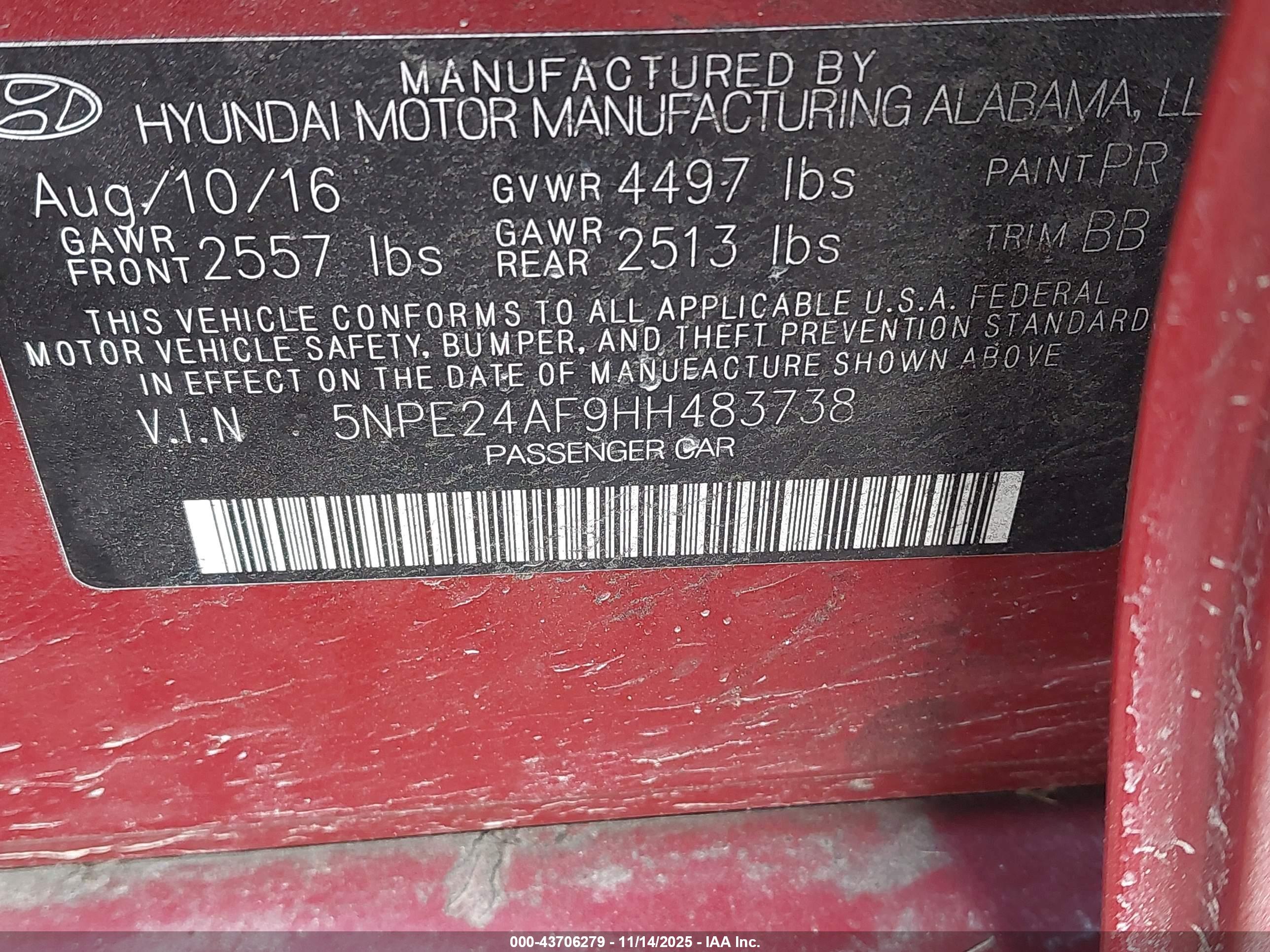 HYUNDAI SONATA image 9