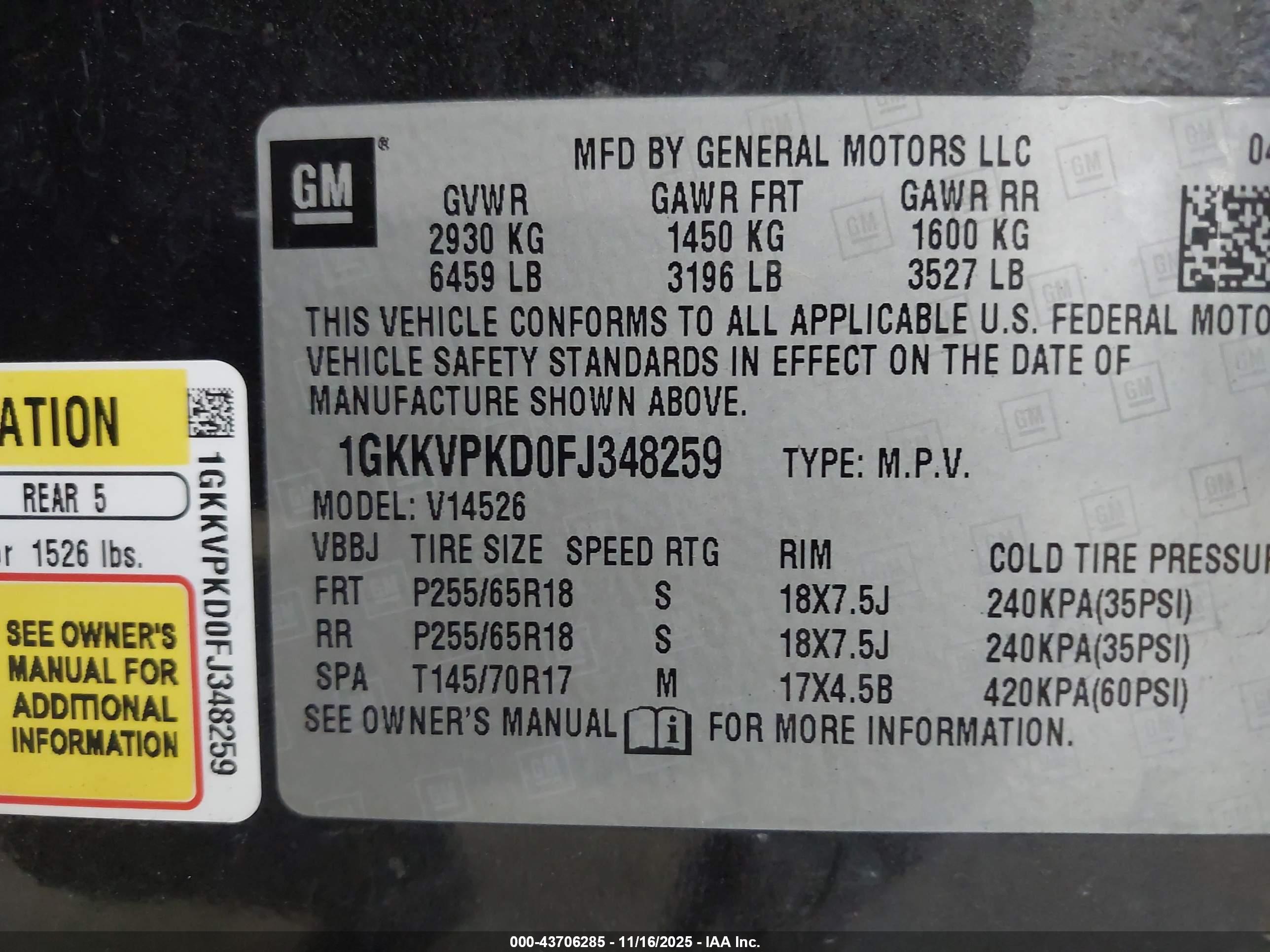 GMC ACADIA image 9