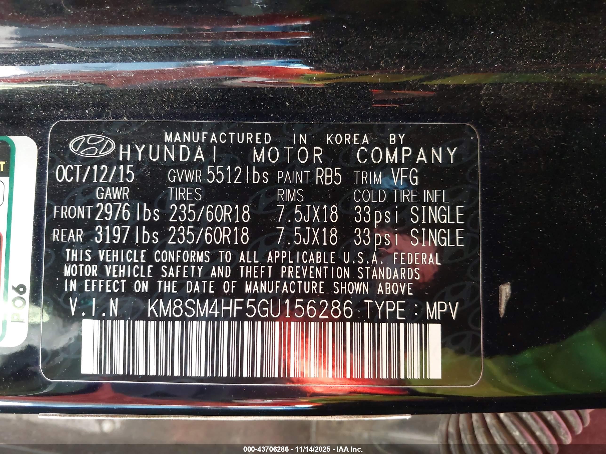 HYUNDAI SANTA image 9