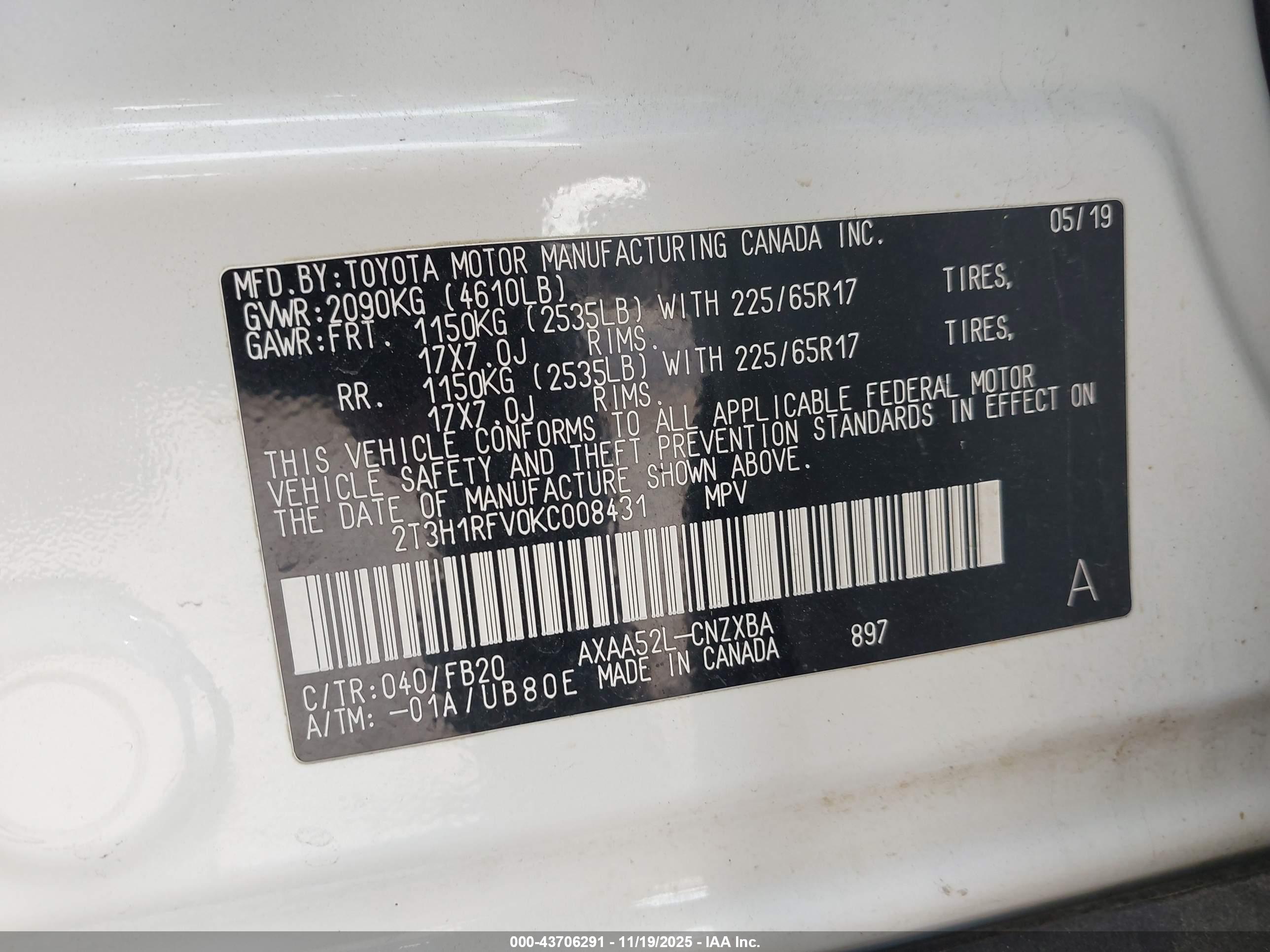 TOYOTA RAV4 image 9