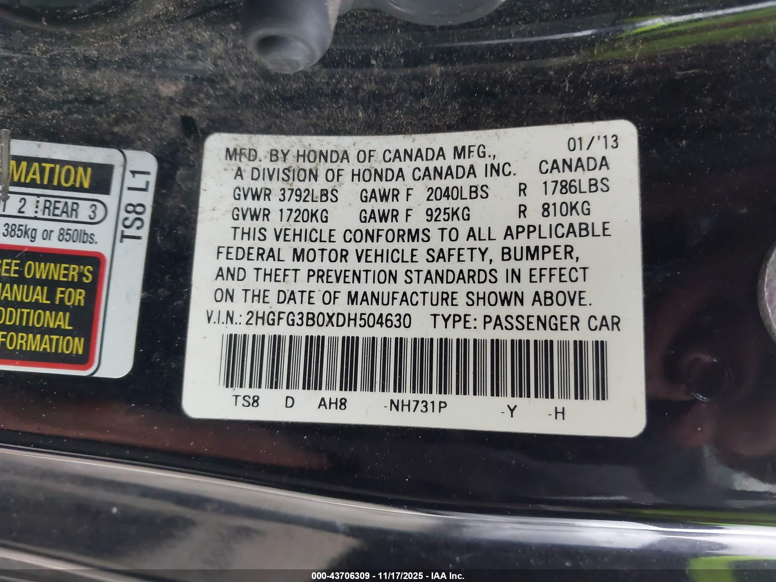 HONDA CIVIC image 9