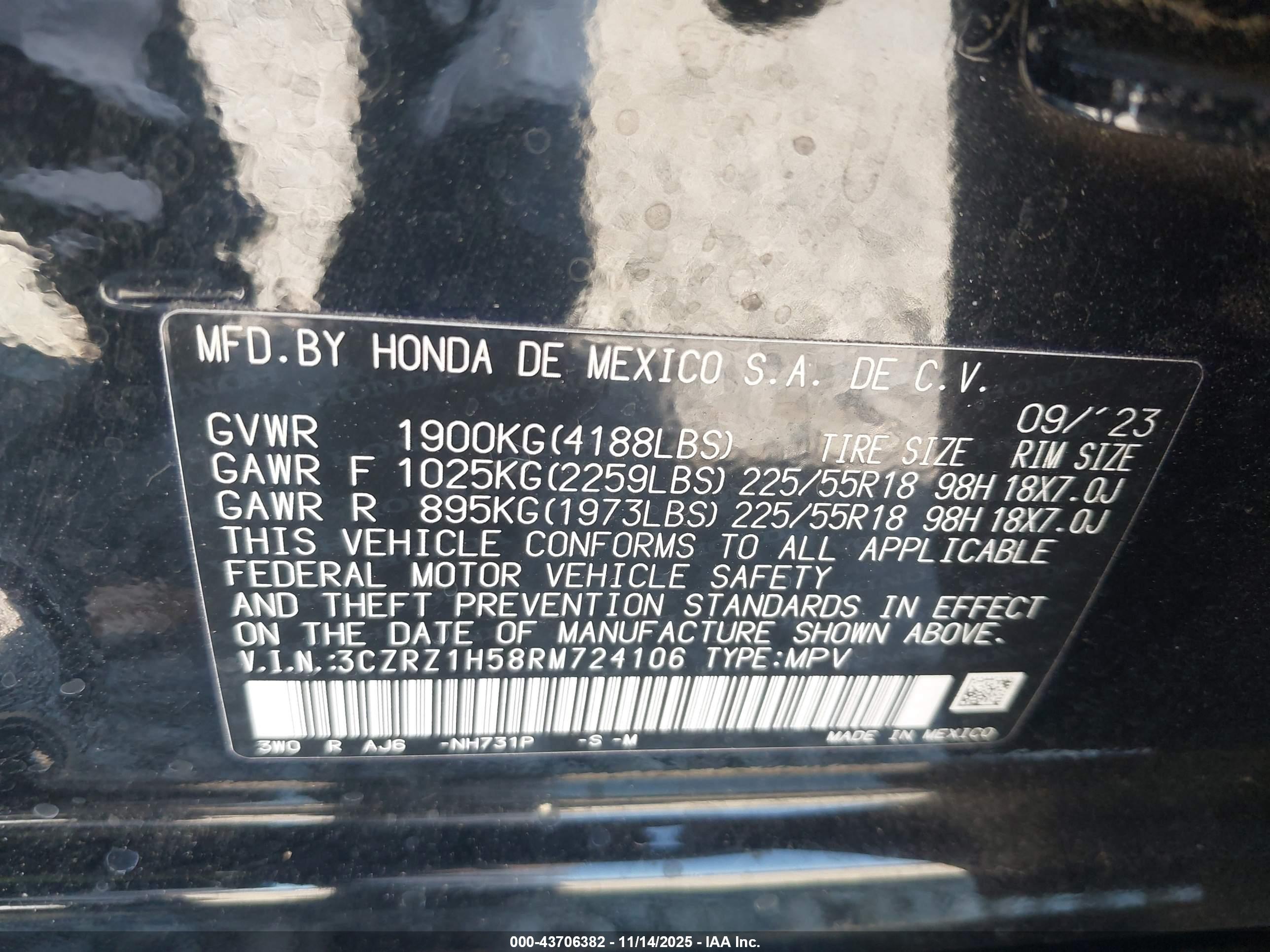 HONDA HR-V image 9
