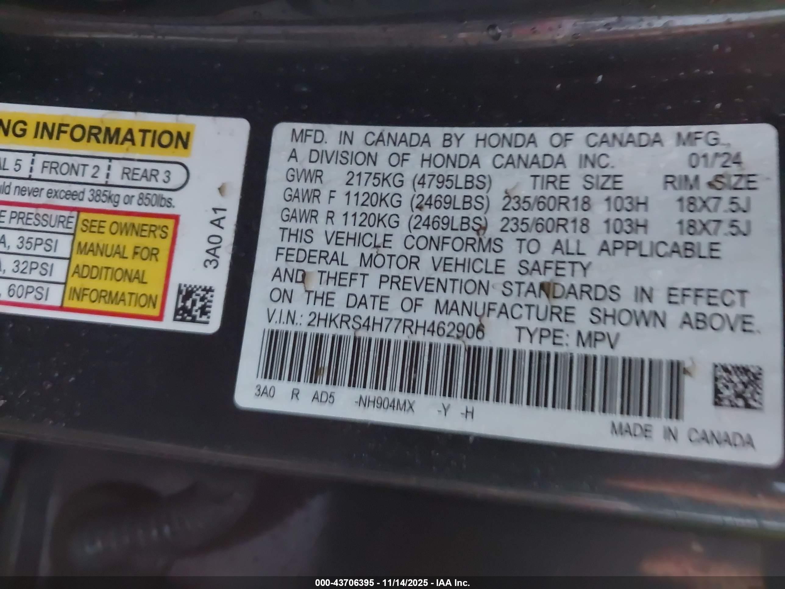 HONDA CR-V image 9