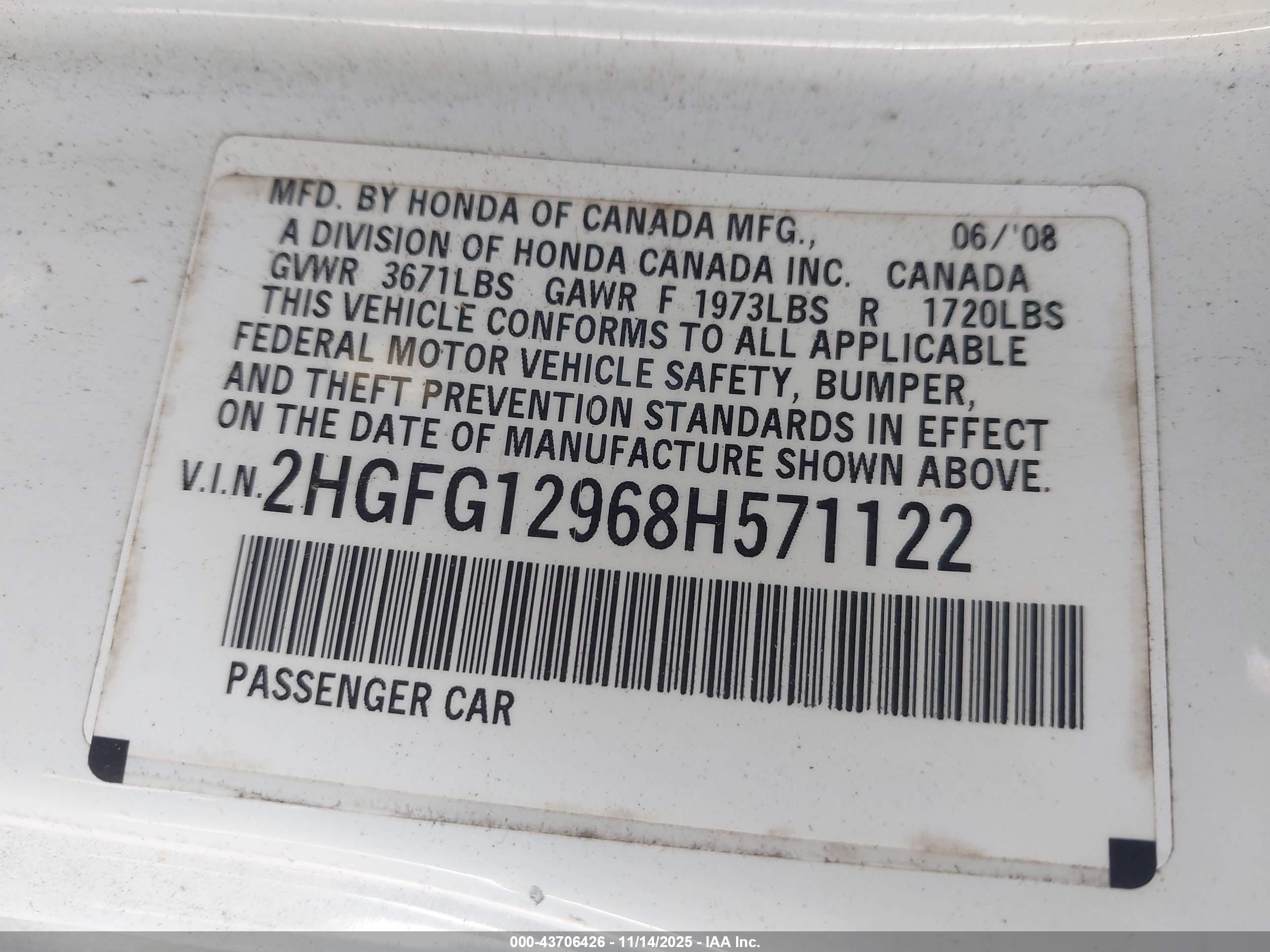 HONDA CIVIC image 9