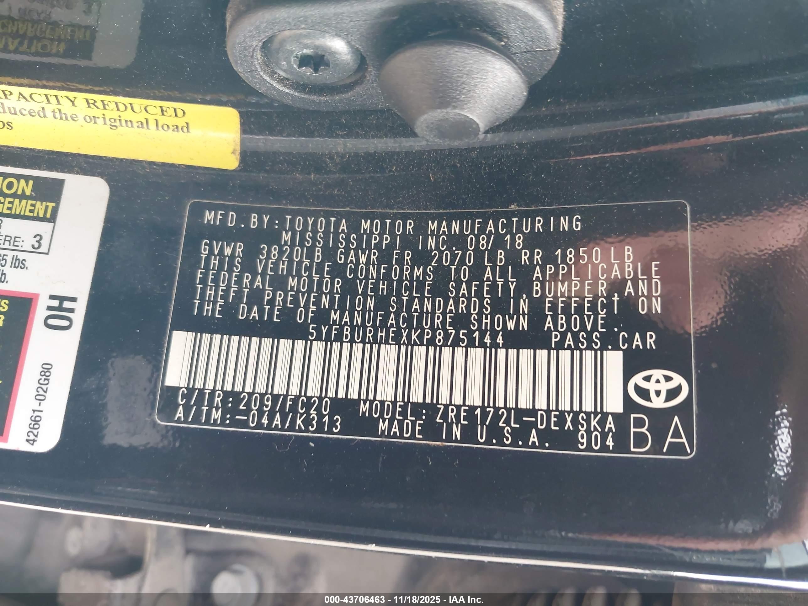 TOYOTA COROLLA image 9