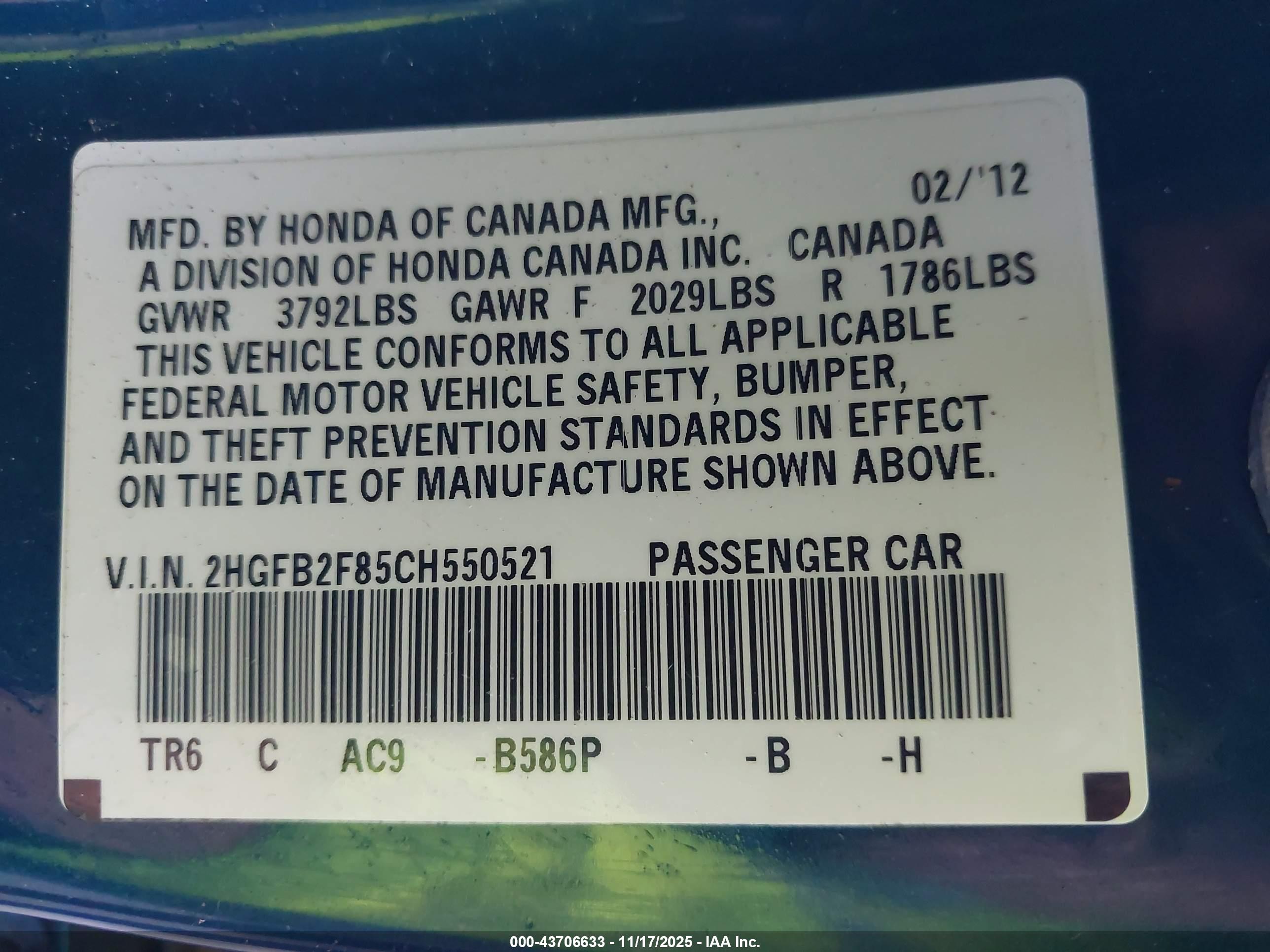 HONDA CIVIC image 9