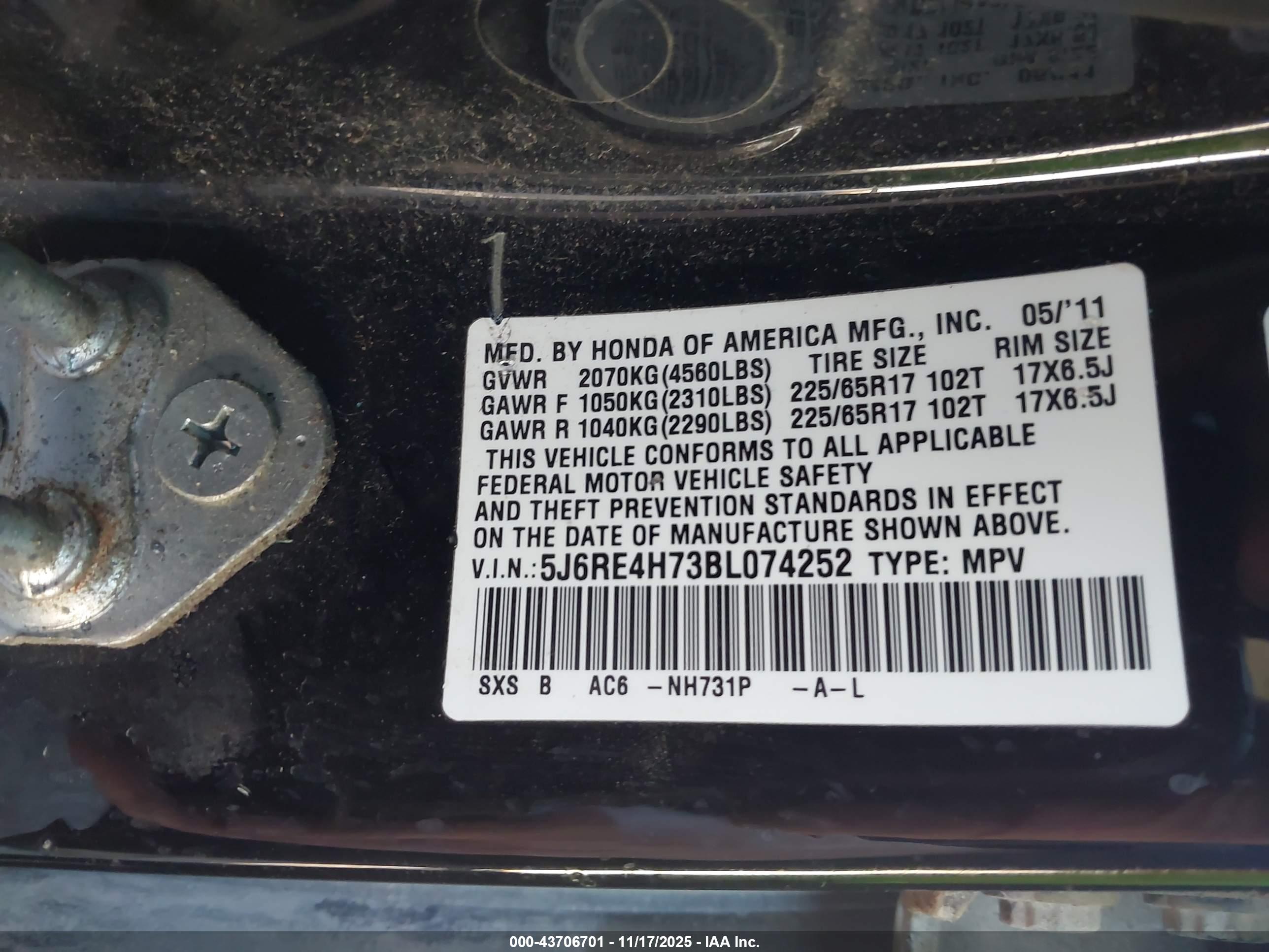 HONDA CR-V image 9