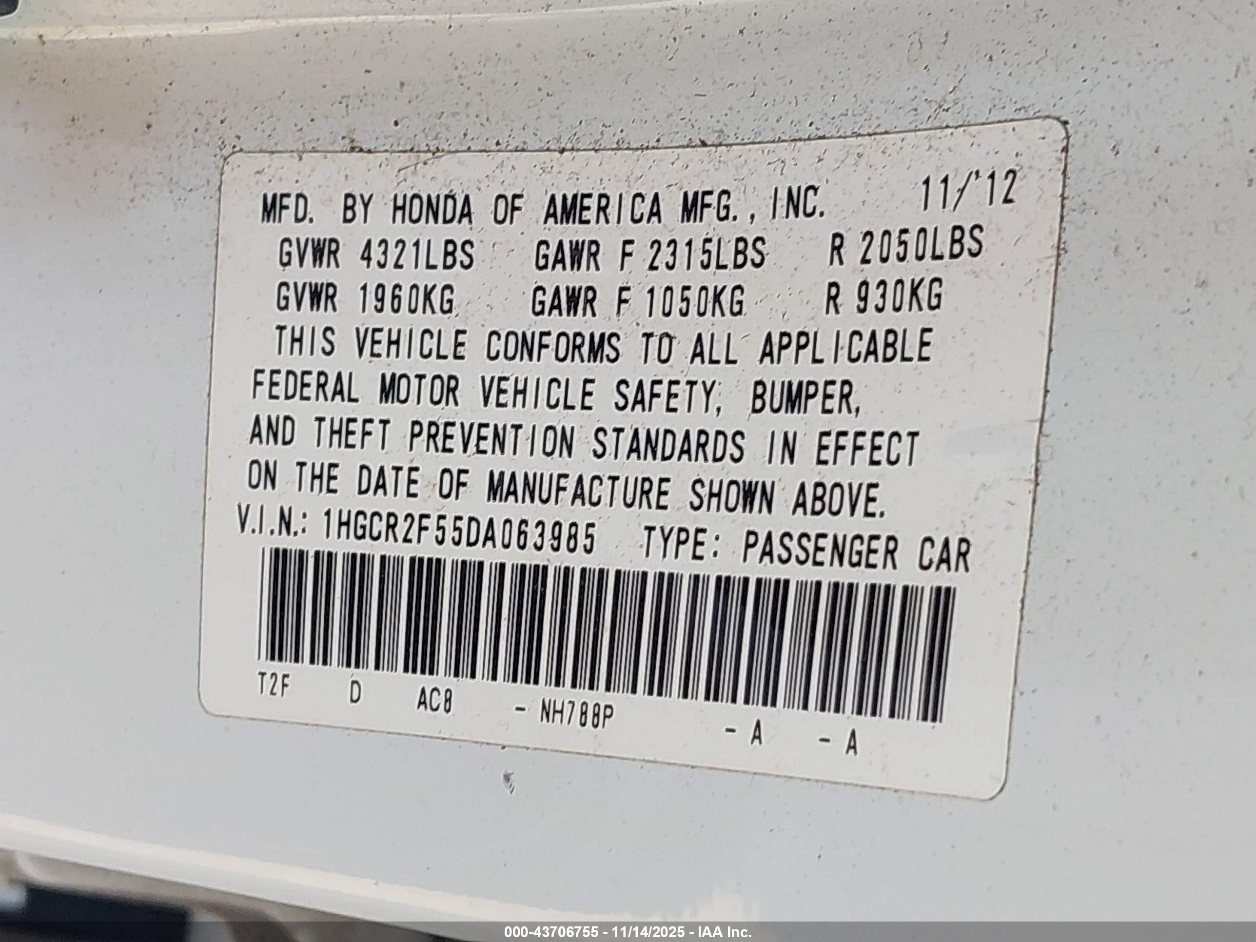 HONDA ACCORD image 9