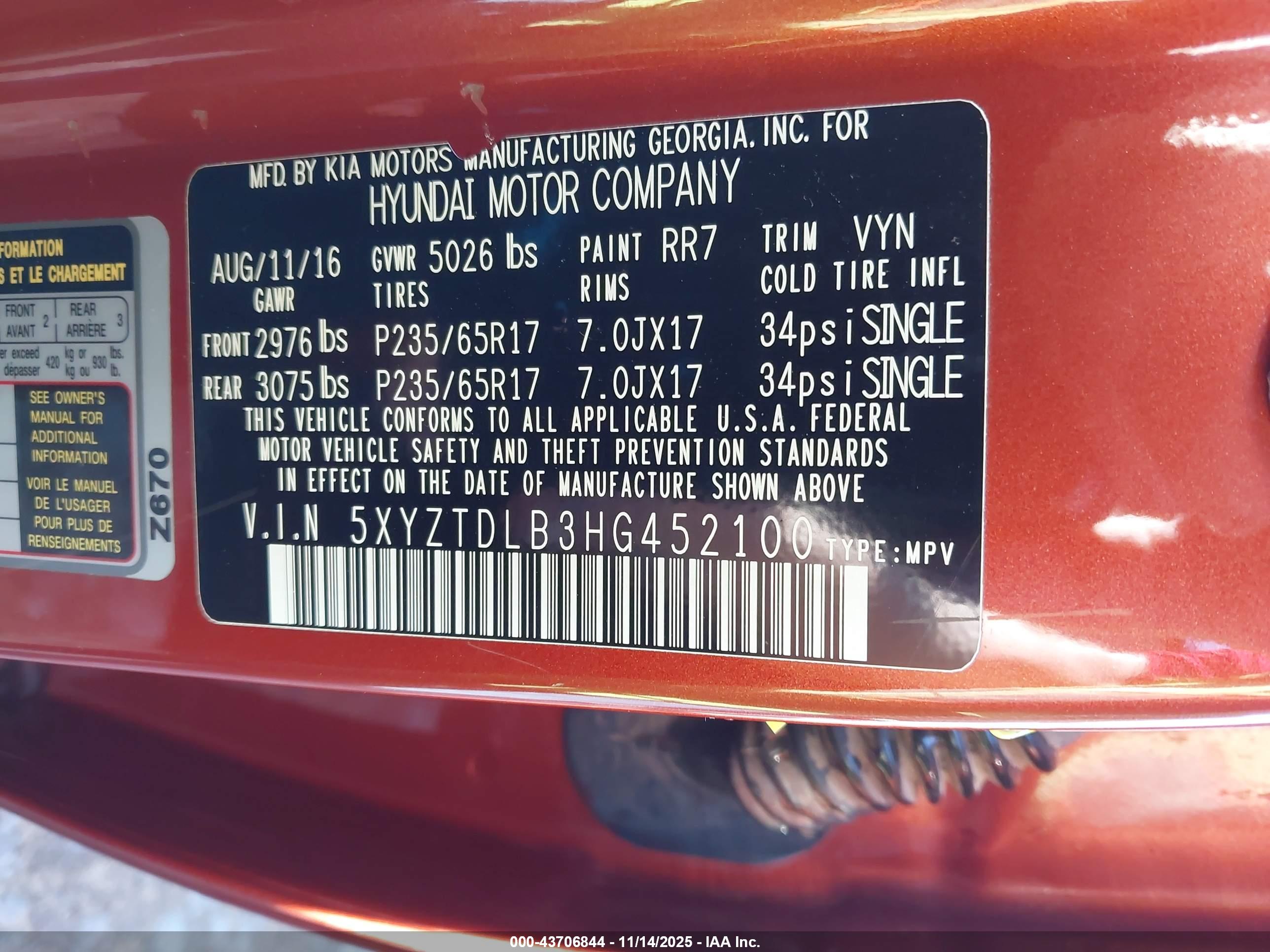 HYUNDAI SANTA image 9