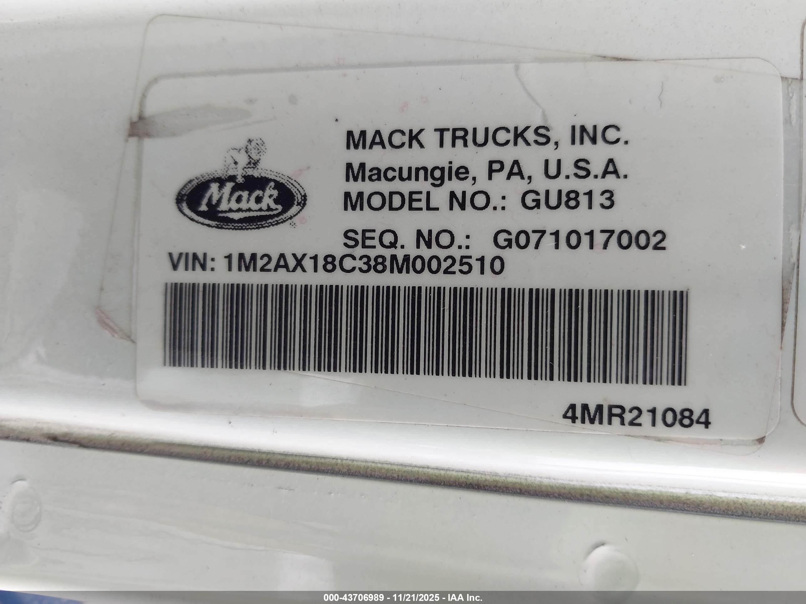 MACK 800 image 9