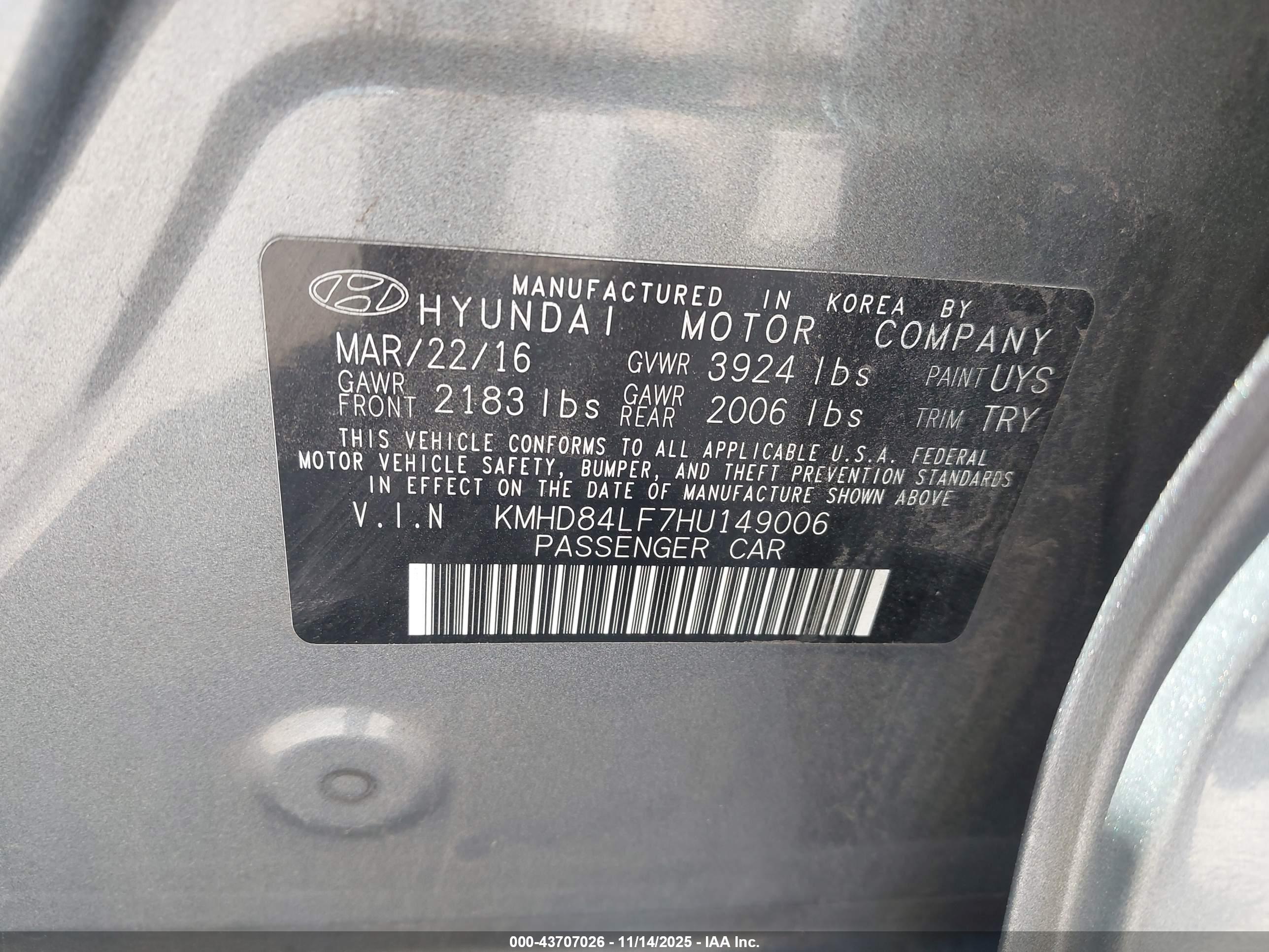 HYUNDAI ELANTRA image 9