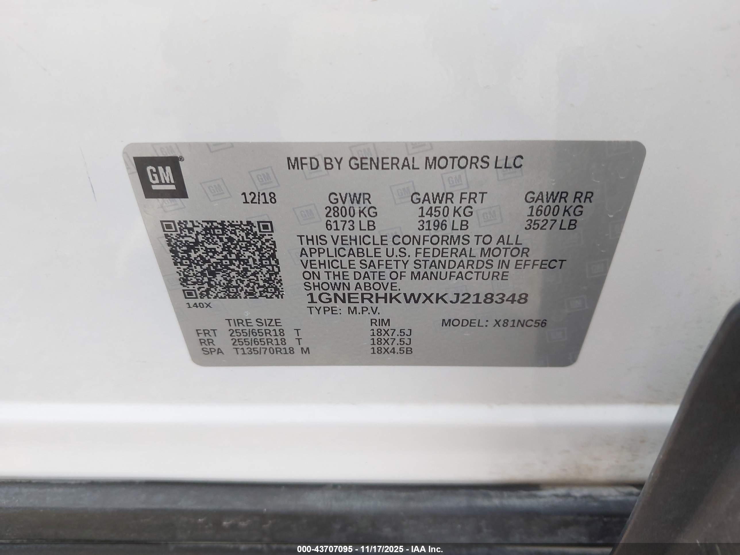 CHEVROLET TRAVERSE image 9