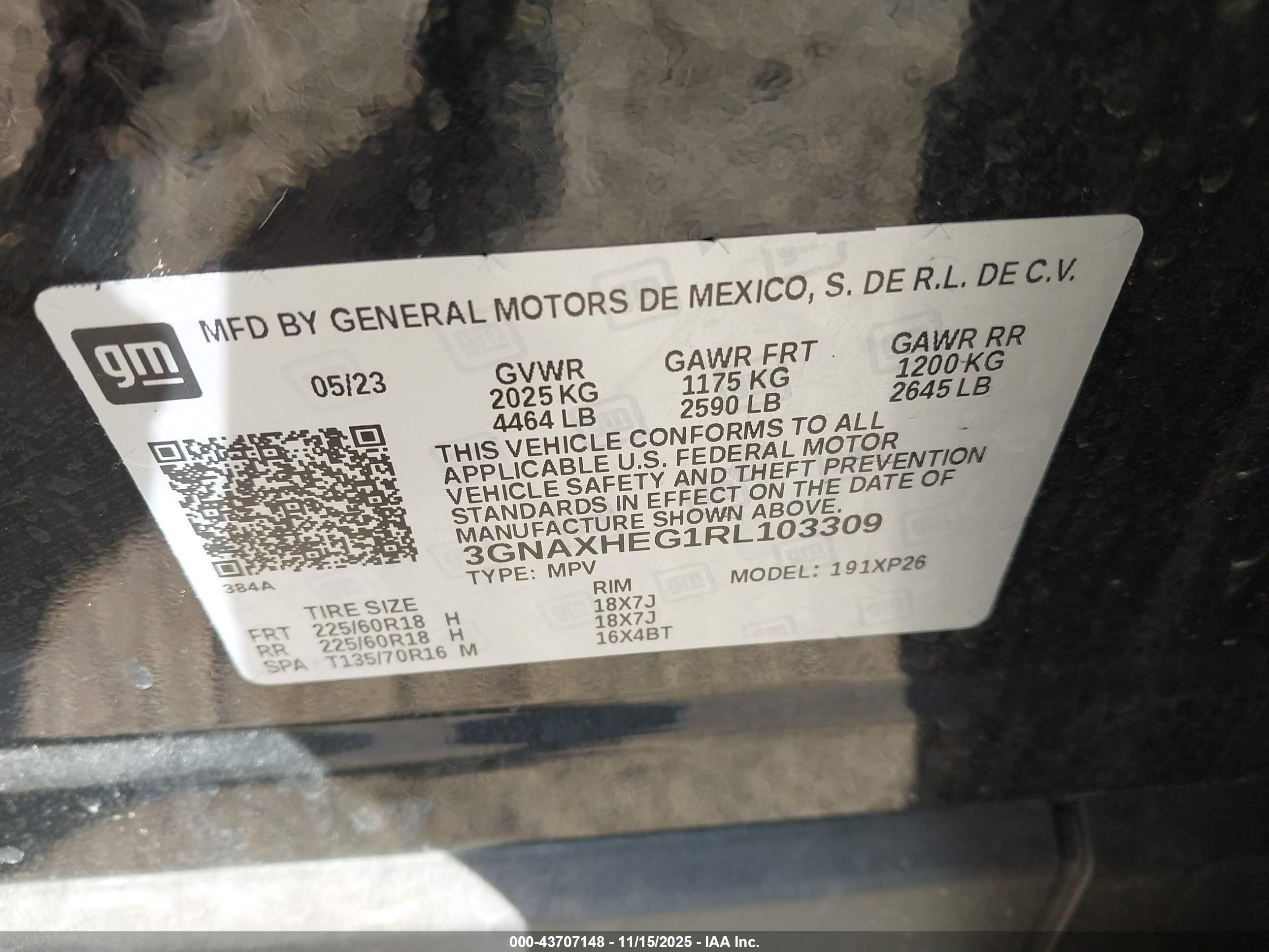 CHEVROLET EQUINOX image 9