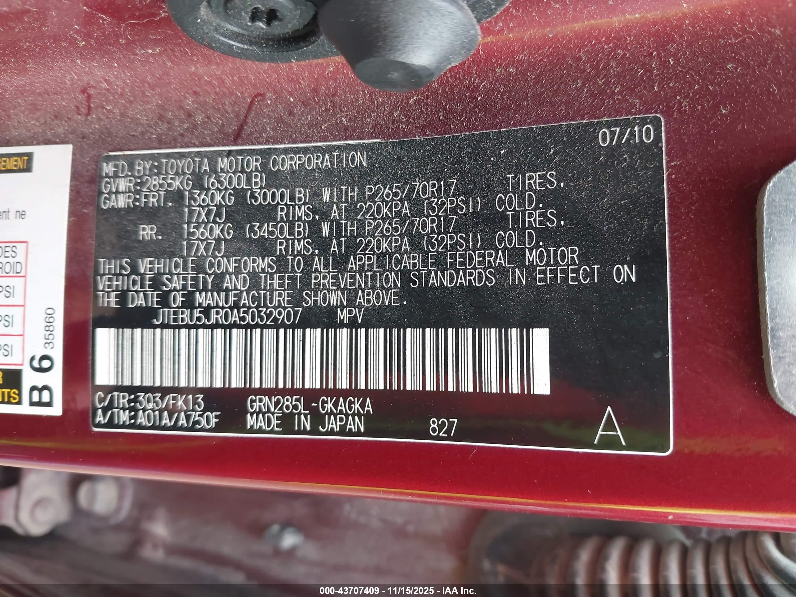 TOYOTA 4RUNNER image 9